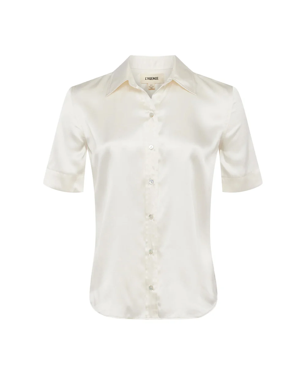 ELLAH SILK BLOUSE / IVORY - Image 5