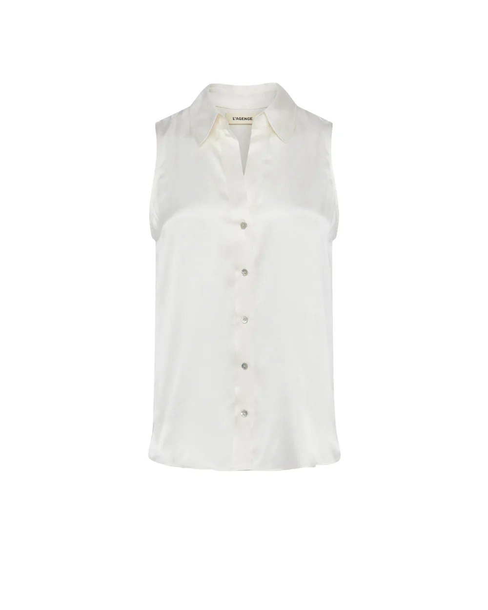 EMMY SLEEVELESS BLOUSE / IVORY - Image 5