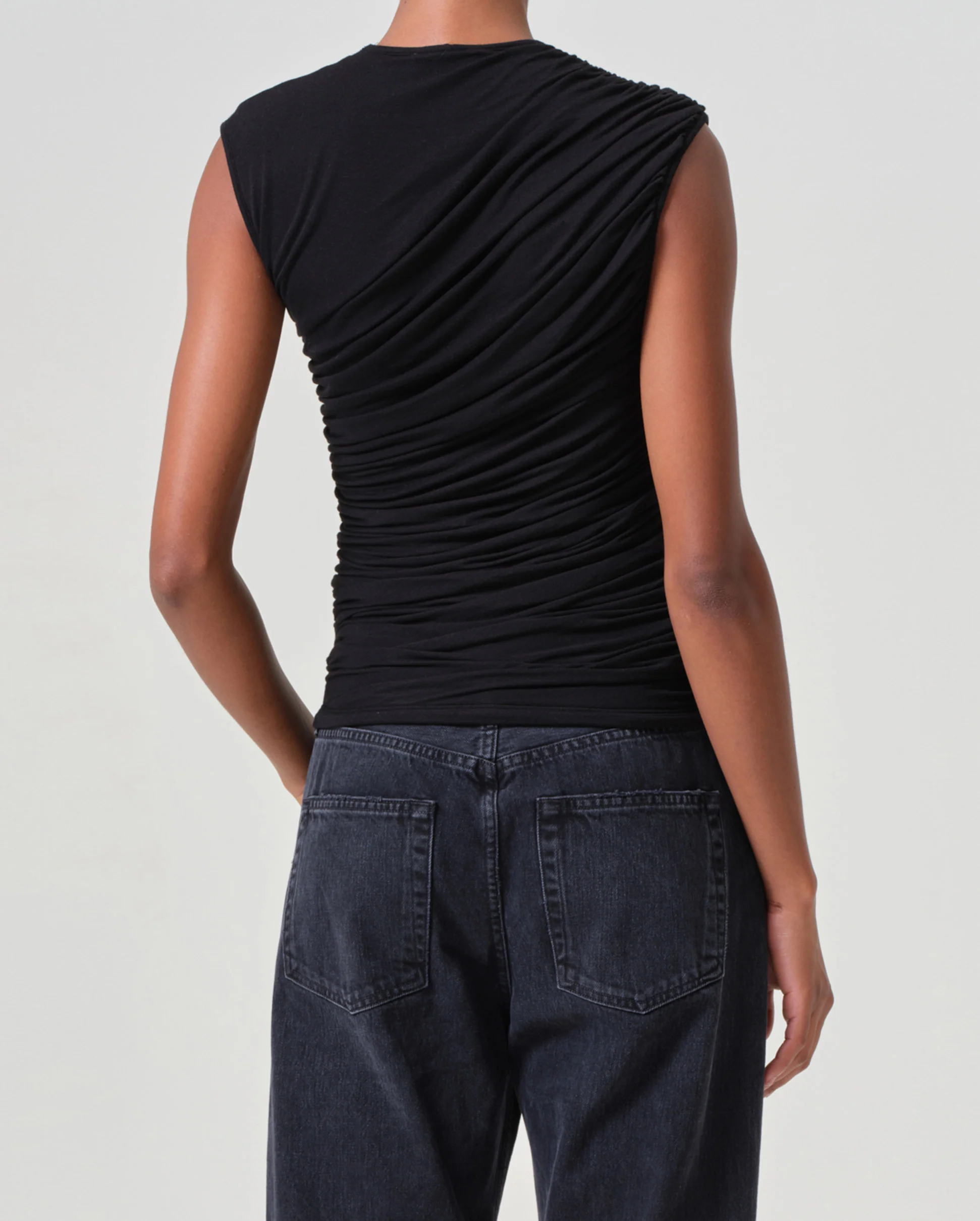 ESTER TWIST TANK / BLACK - Image 4