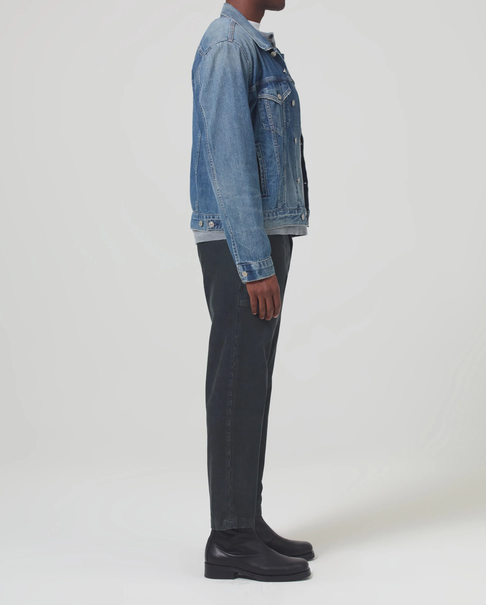 FINN RELAXED TROUSER CORDUROY / CHARRED CEDAR - Image 3