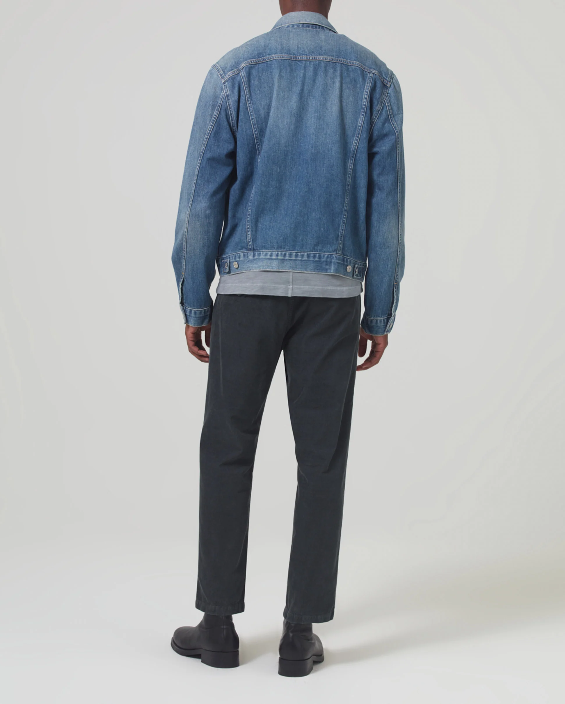FINN RELAXED TROUSER CORDUROY / CHARRED CEDAR - Image 4