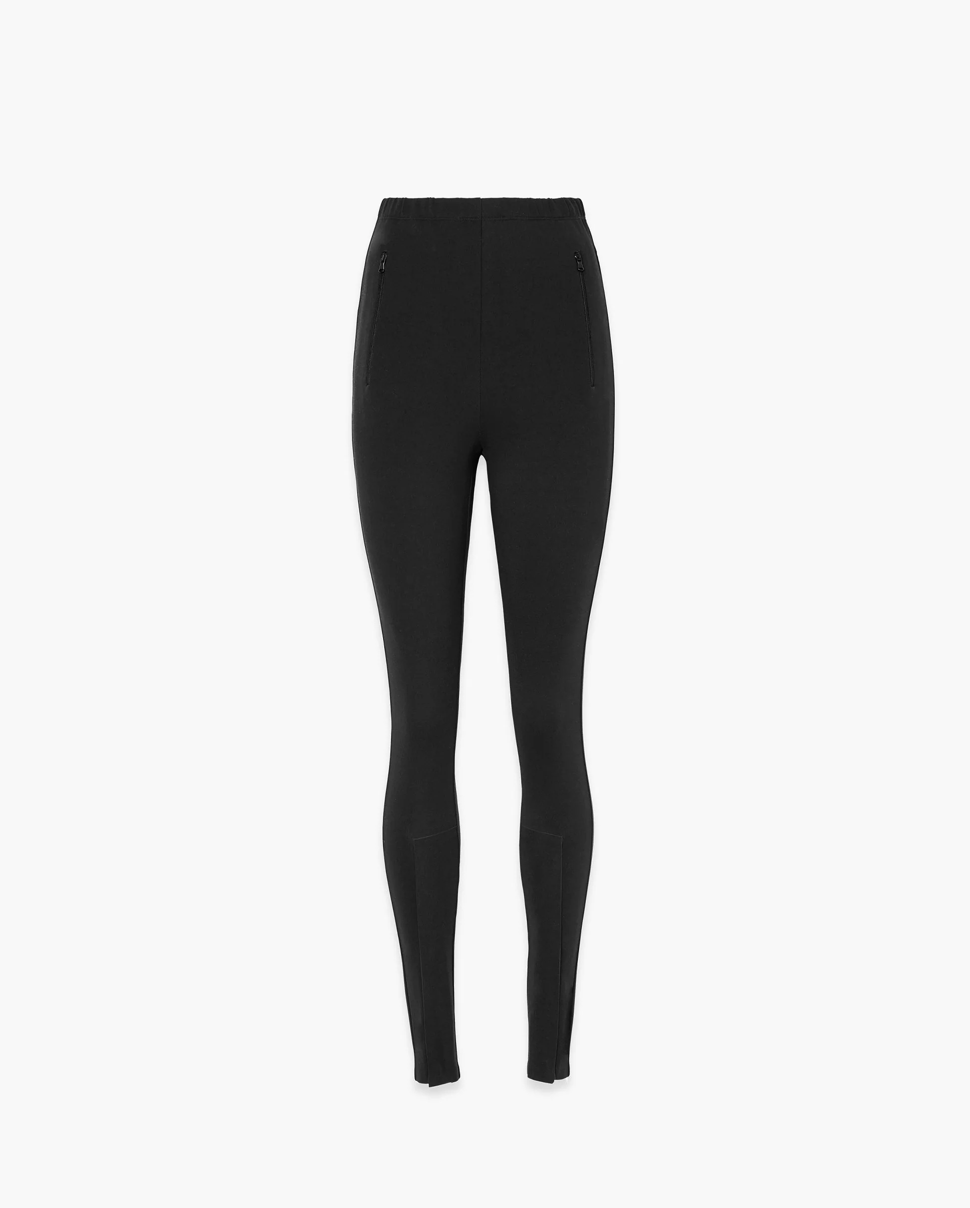 FRONT ZIP LEGGING / BLACK - Image 5