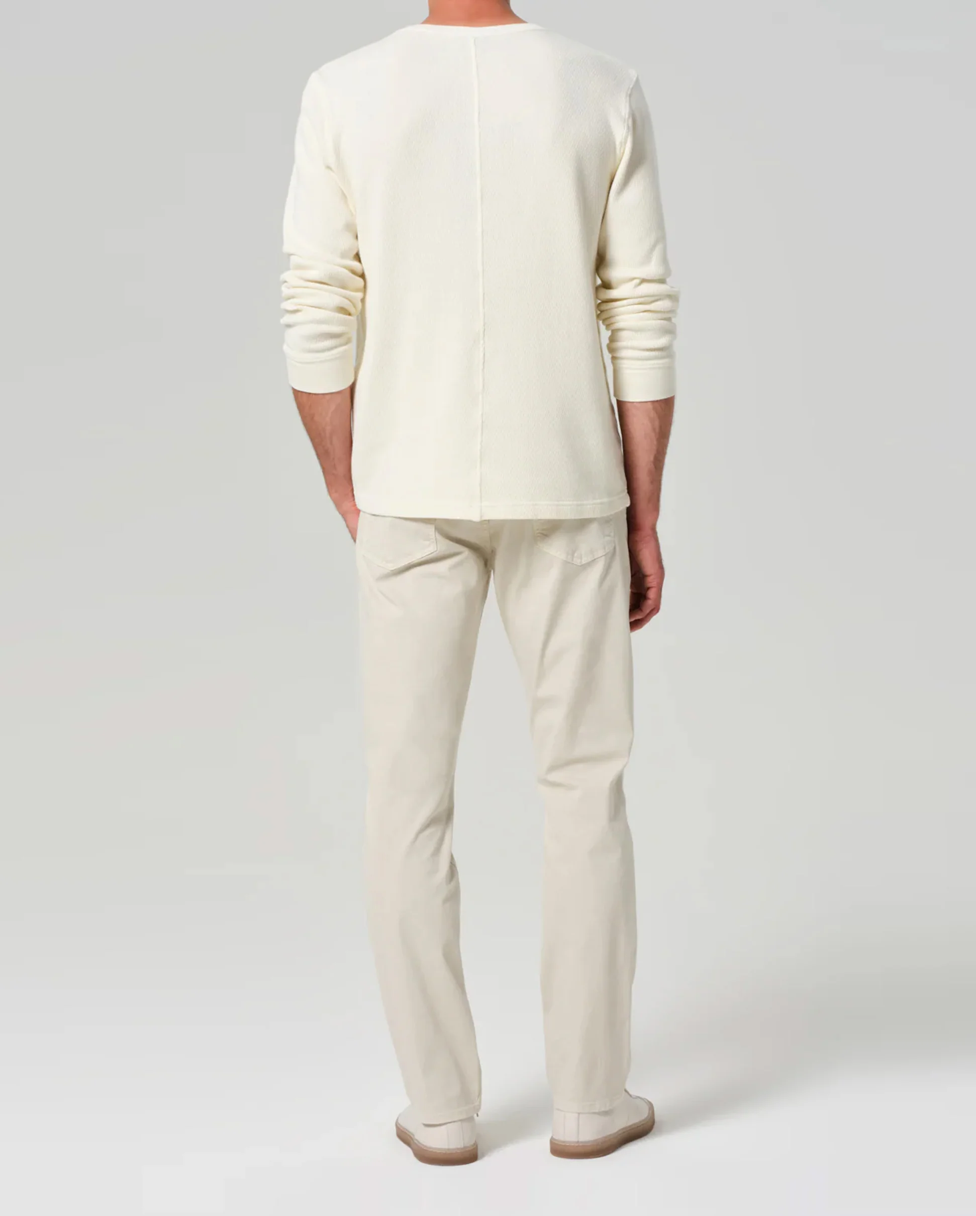 GAGE CLASSIC STRAIGHT FIT ITALIAN CANVAS / ABALONE - Image 4
