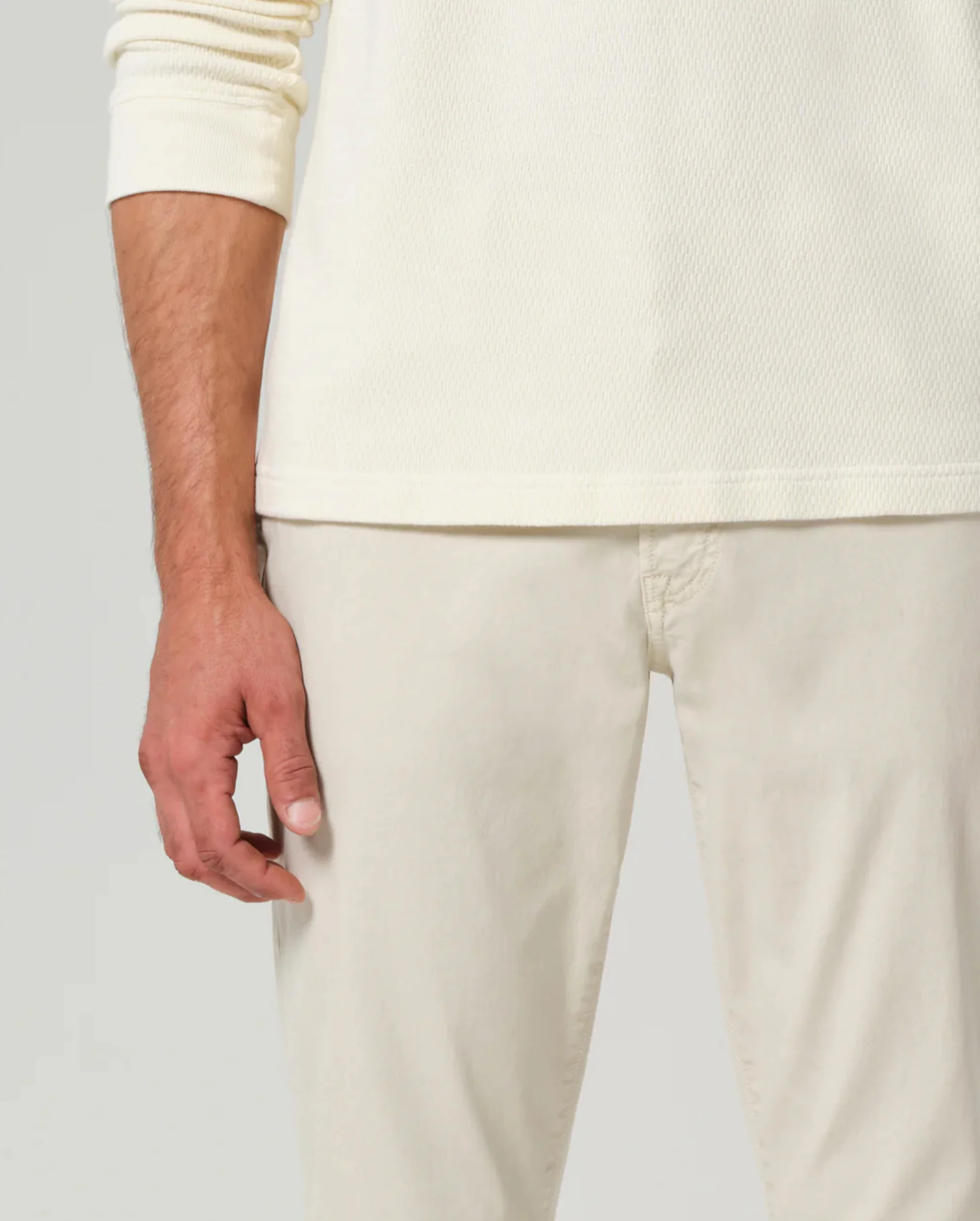 GAGE CLASSIC STRAIGHT FIT ITALIAN CANVAS / ABALONE - Image 5