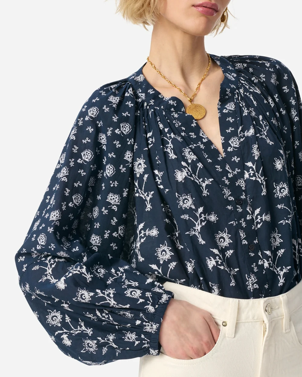 GEDEON BLOUSE / NOIR - Image 2