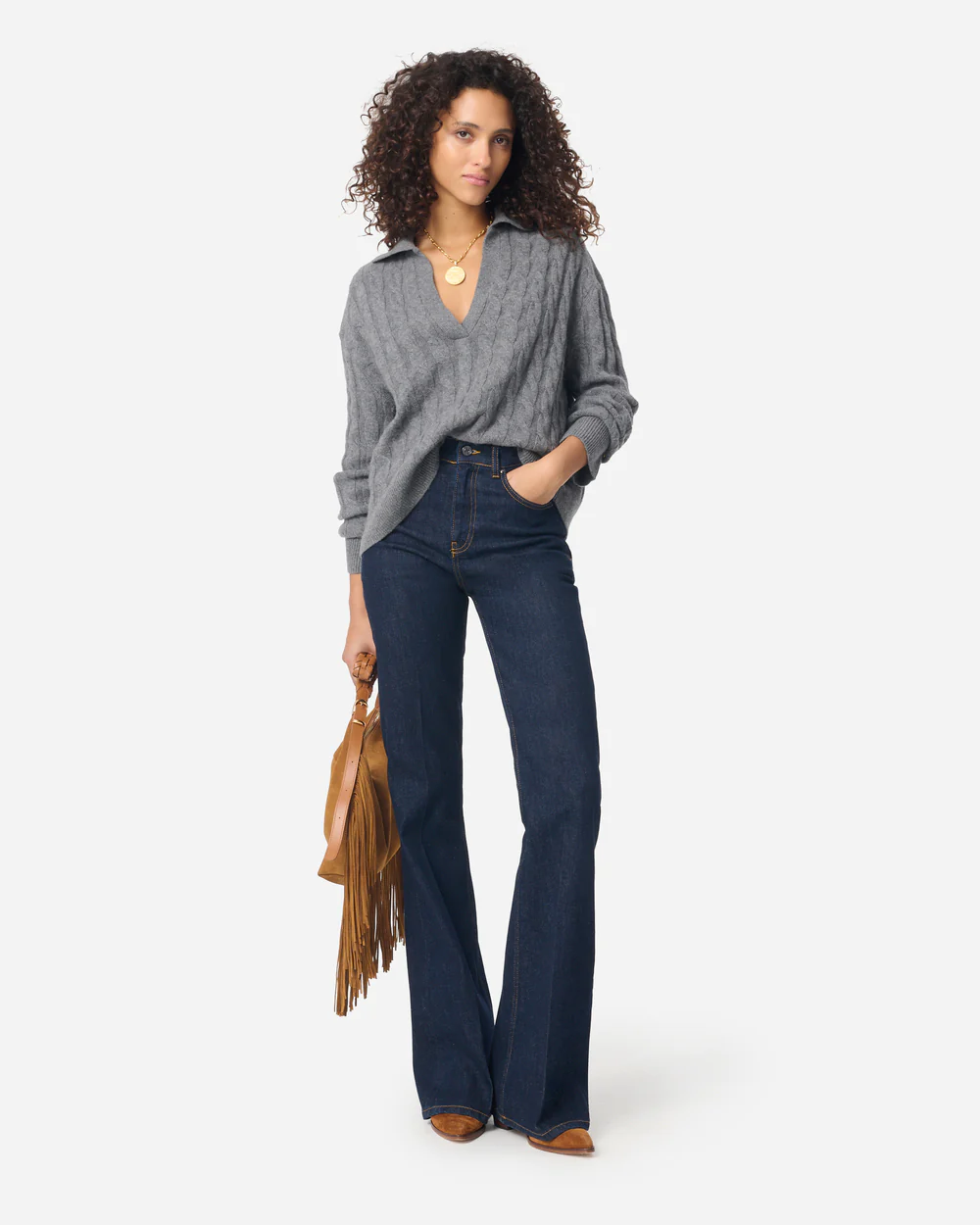 GLENDA SWEATER / GRIS CHINE - Image 3