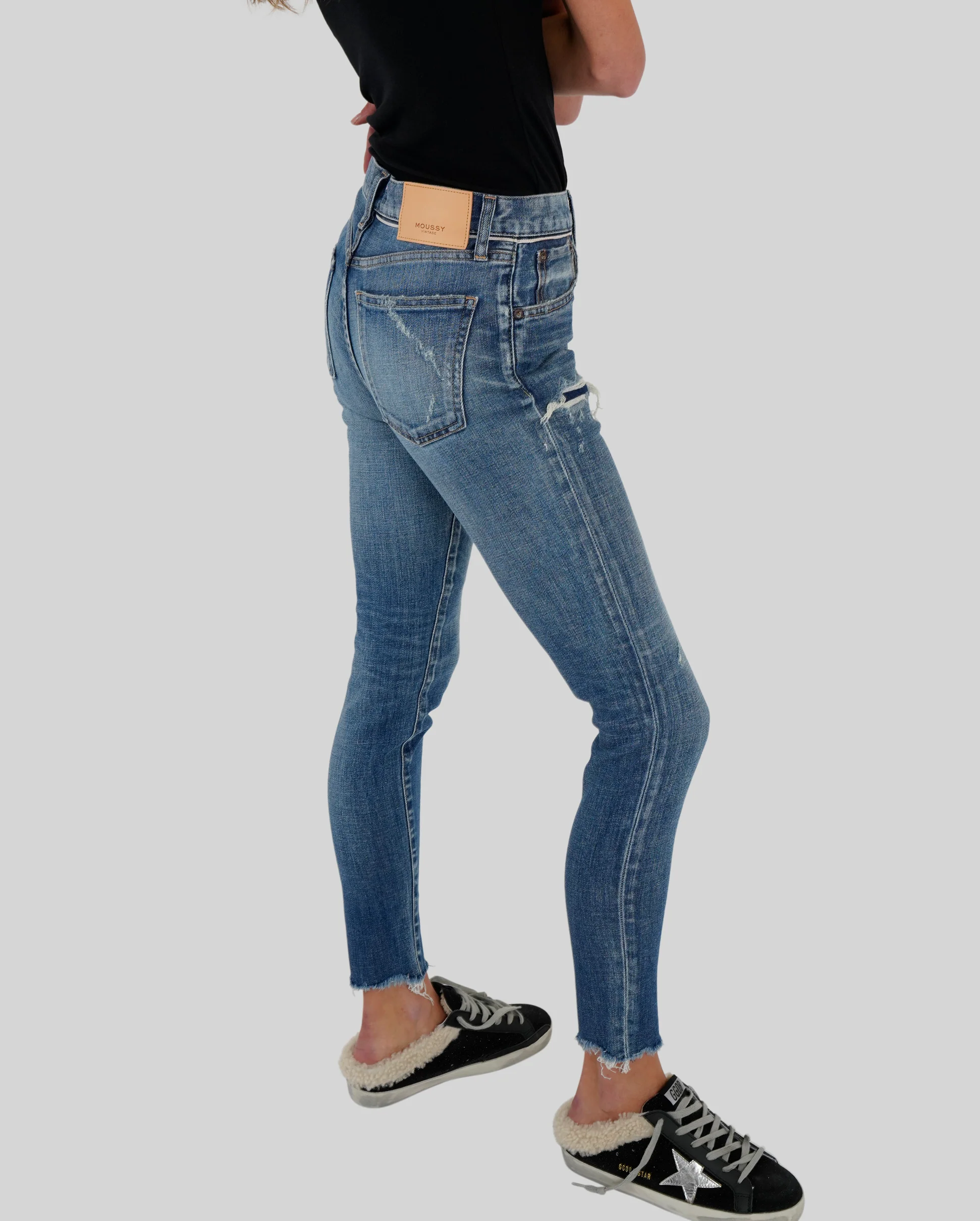 HAMMOND SKINNY HIGH / BLUE - Image 5