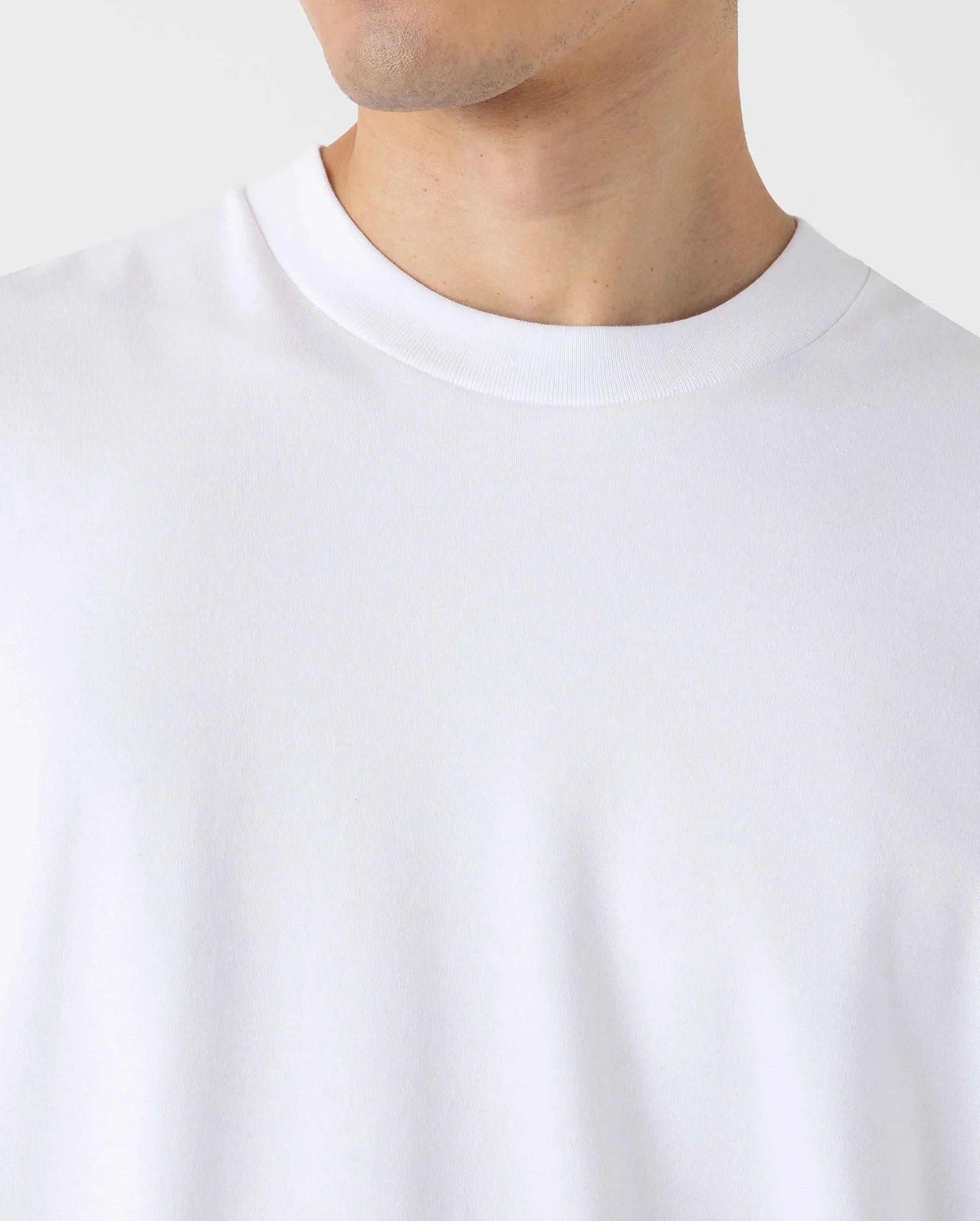 HEAVY WEIGHT OVERSIZED T-SHIRT / WHITE - Image 4
