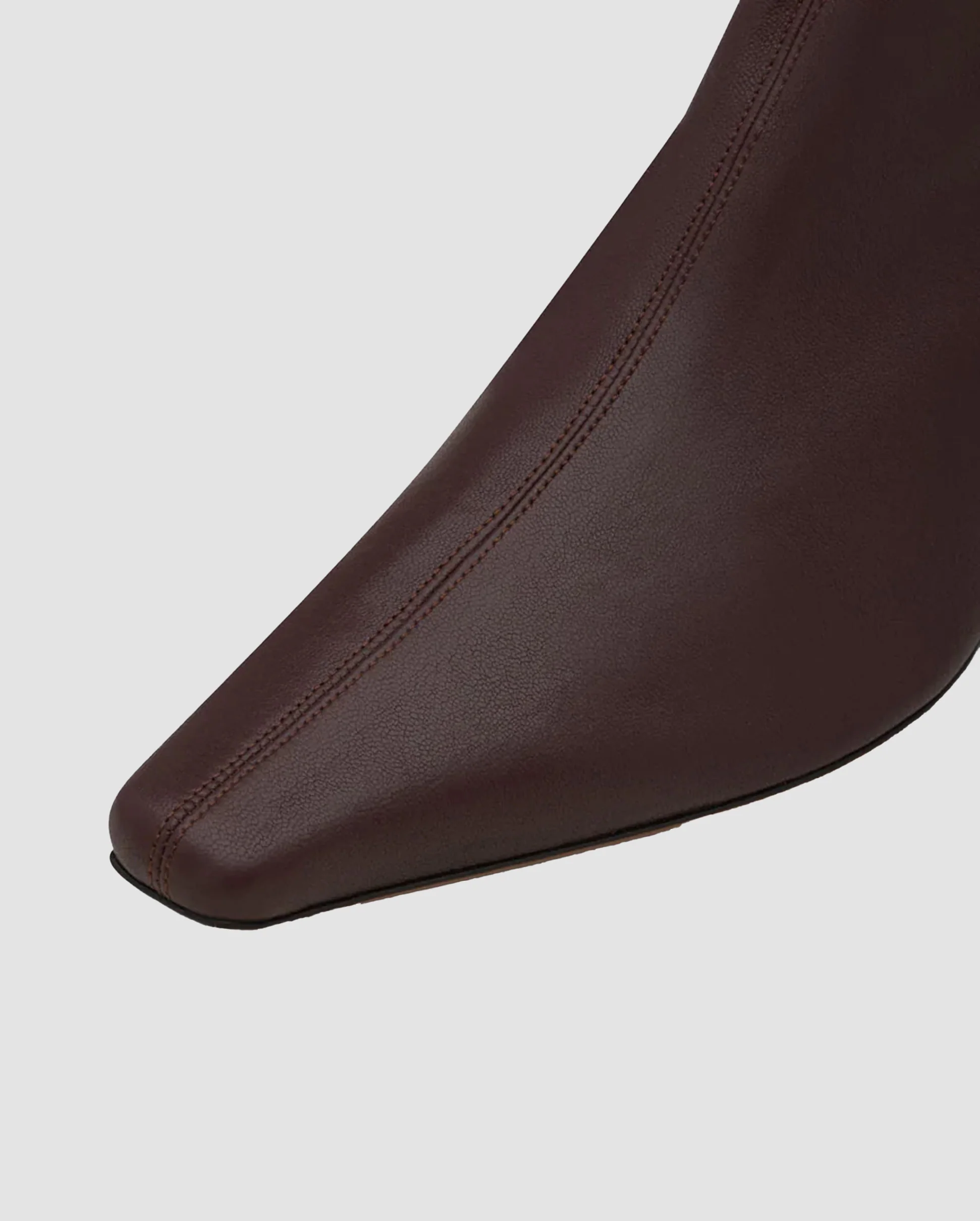 IDRA STRETCH ANKLE BOOT / DARK CHOCOLATE - Image 4