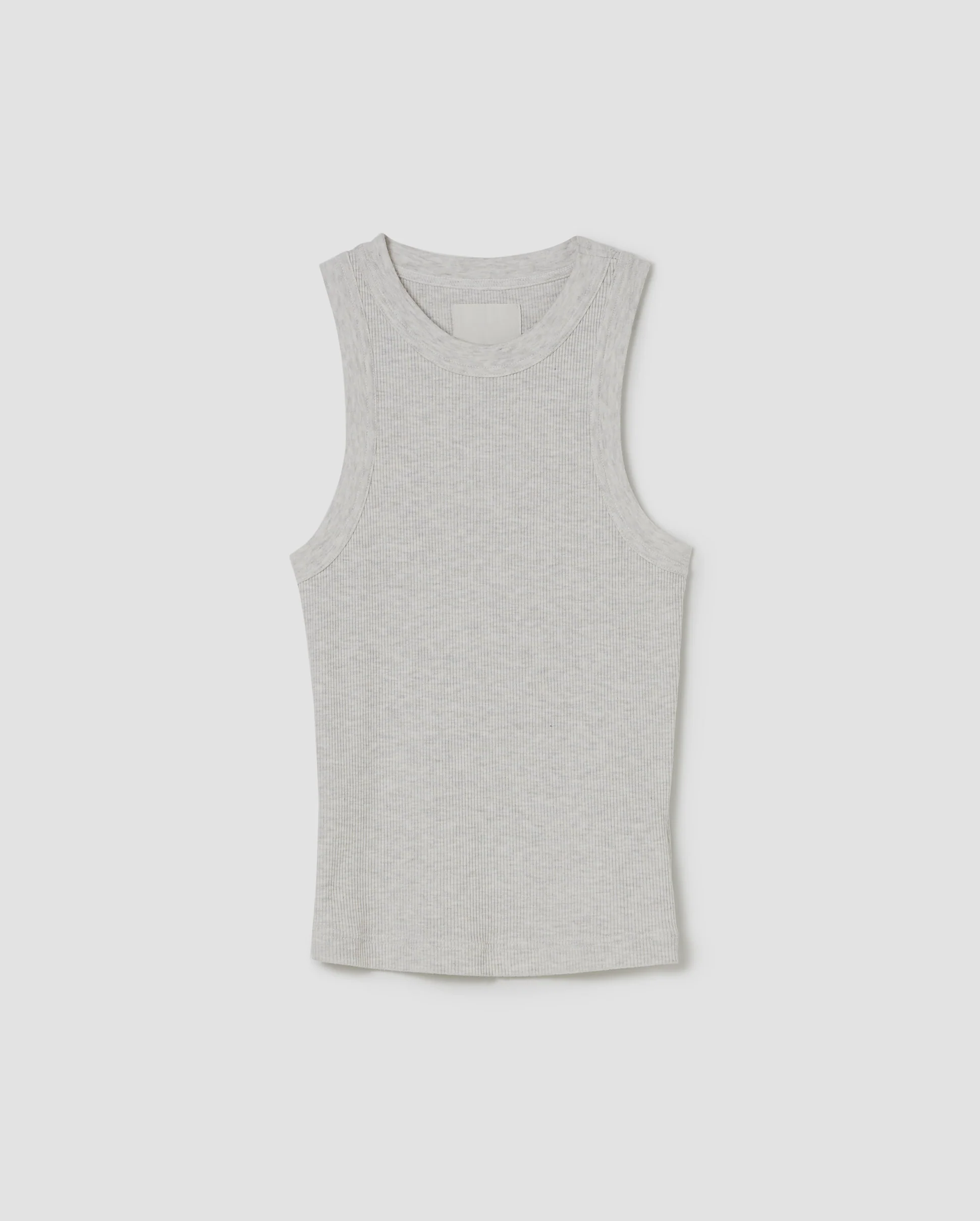 ISABEL RIB TANK / HEATHER GREY - Image 6