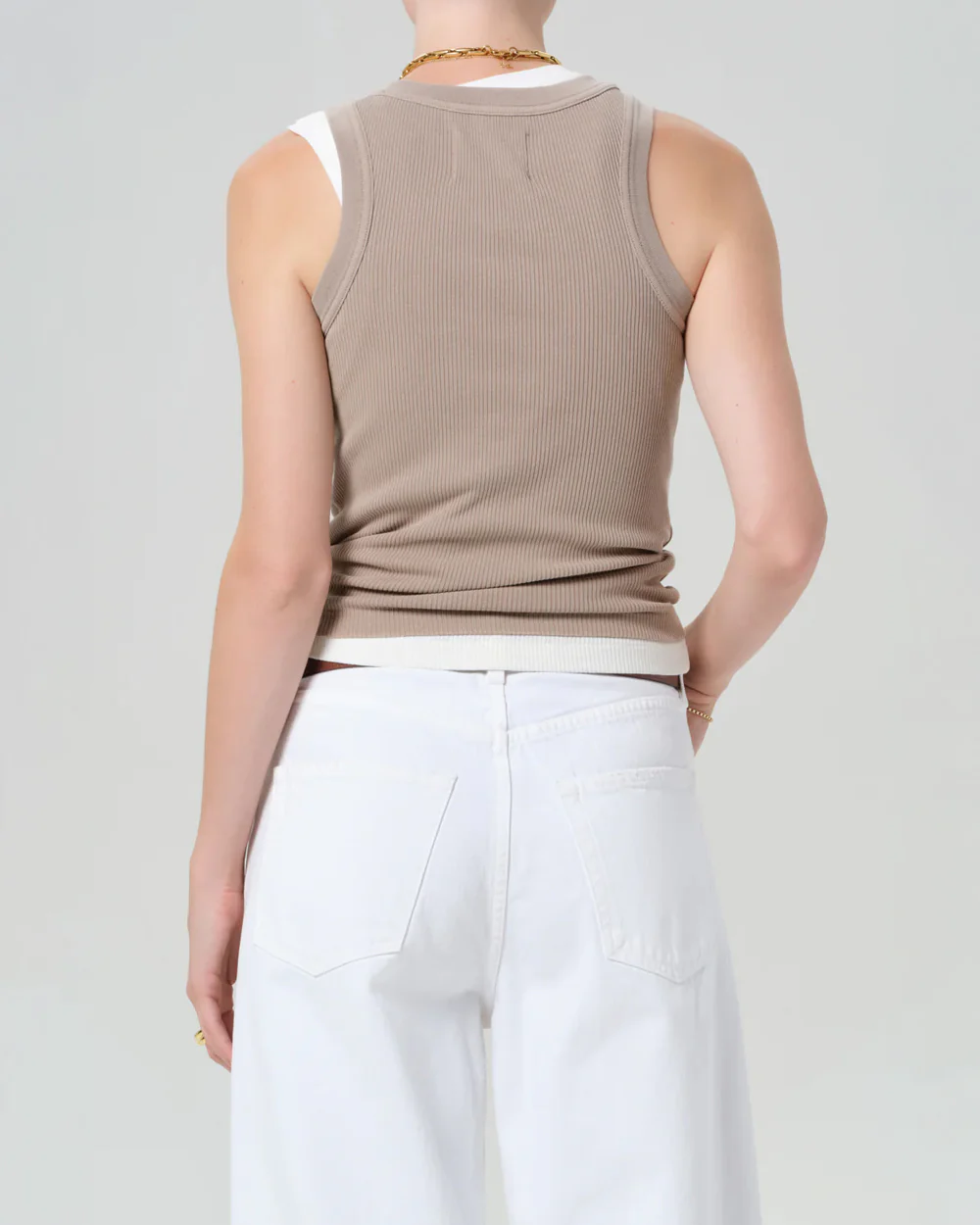 ISABEL RIB TANK / SAND - Image 5