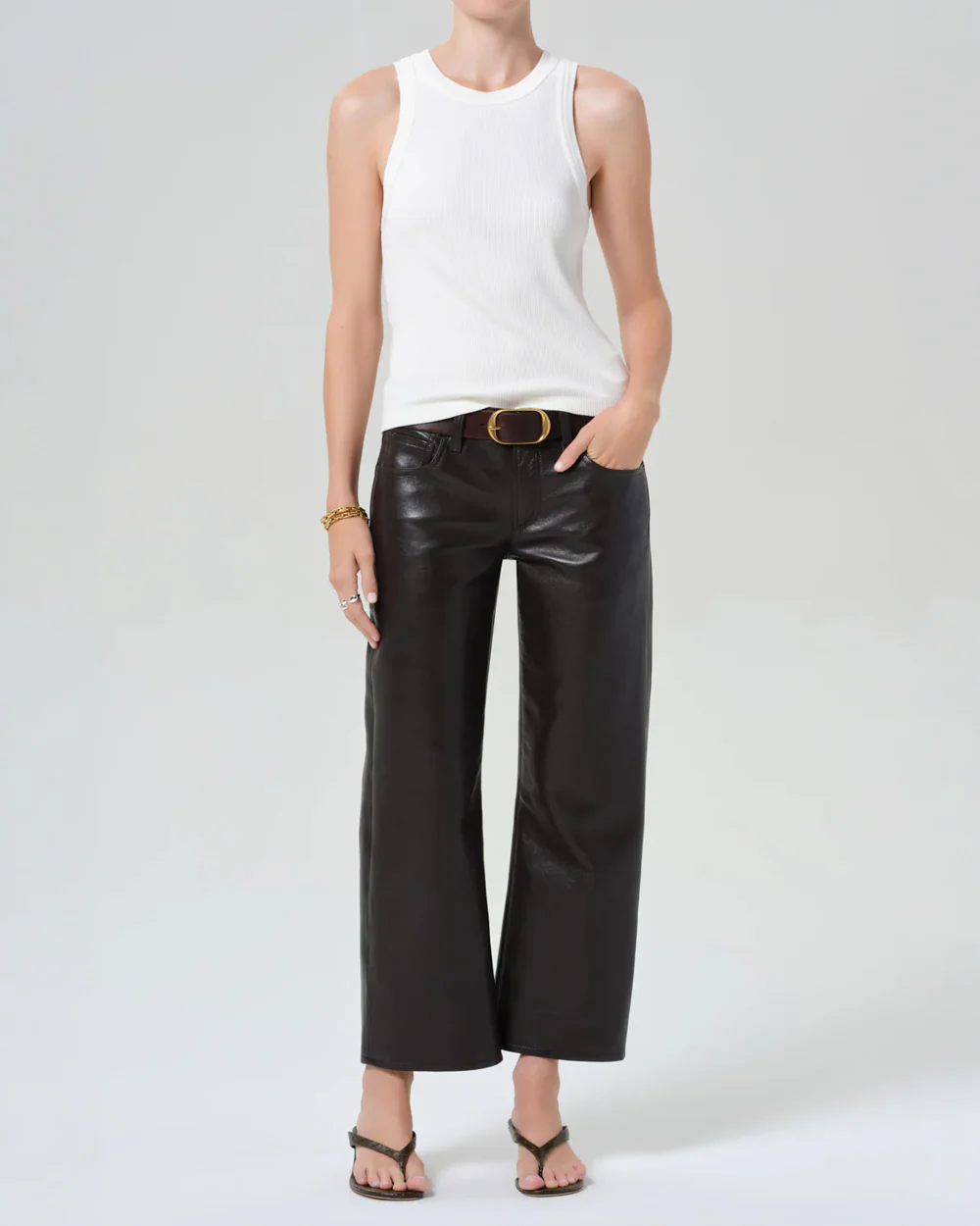 ISABEL RIB TANK / WHITE - Image 3