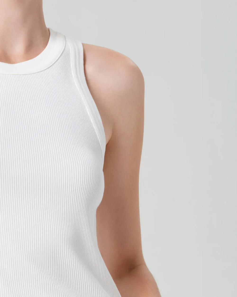 ISABEL RIB TANK / WHITE - Image 4