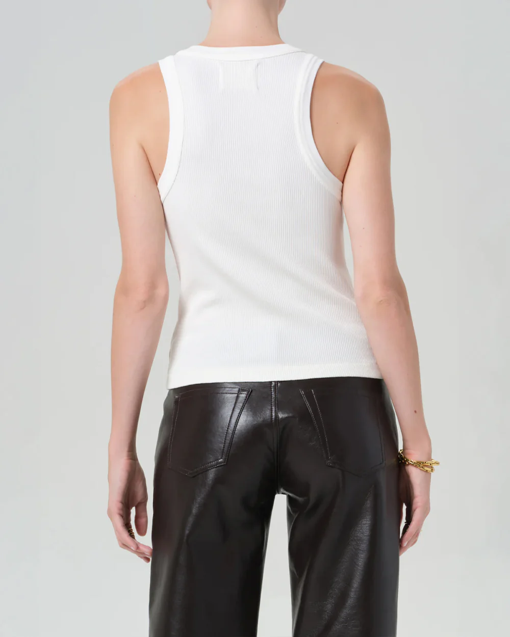 ISABEL RIB TANK / WHITE - Image 6