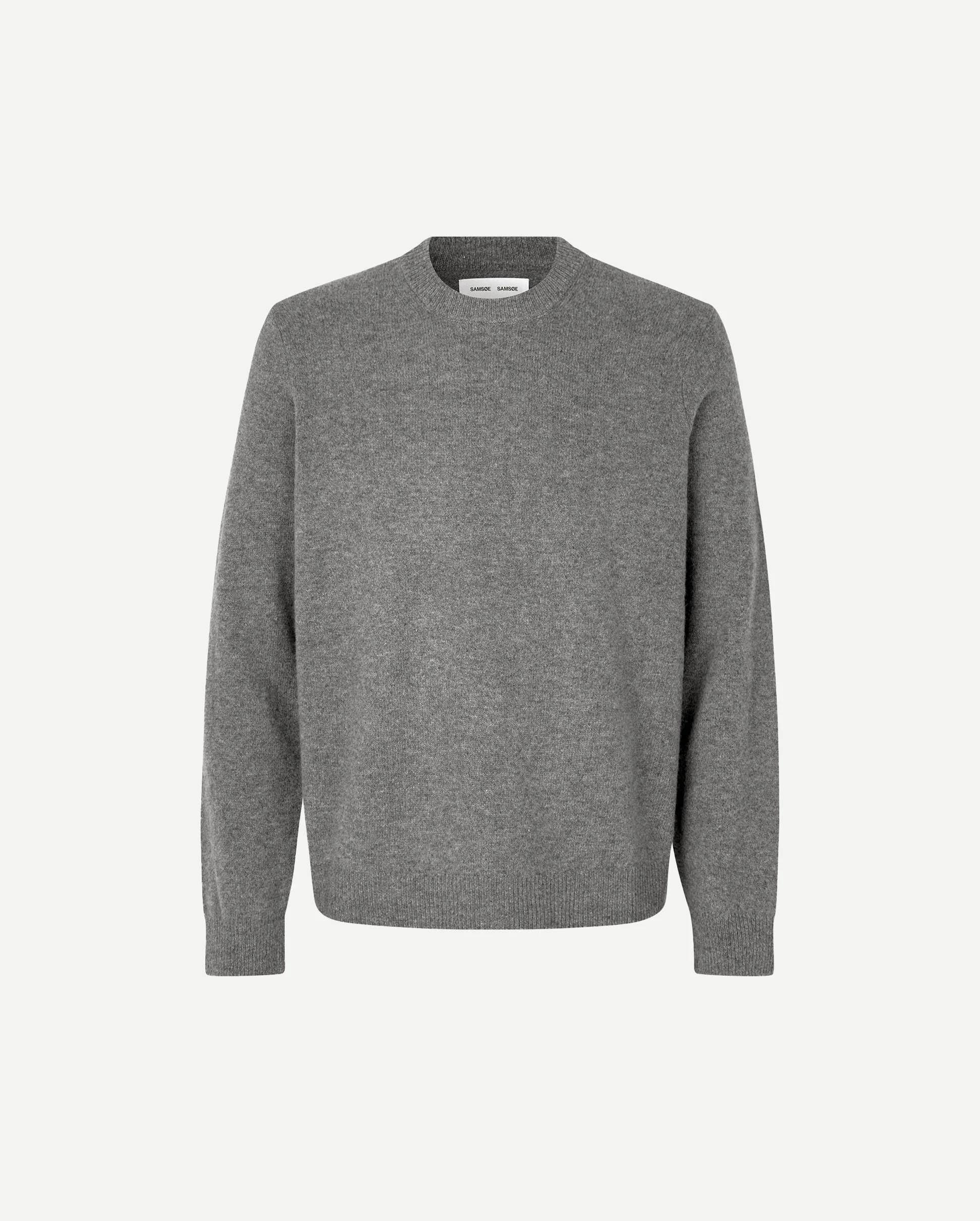 ISAK KNIT SWEATER 15010 / DARK GREY MELANGE - Image 5