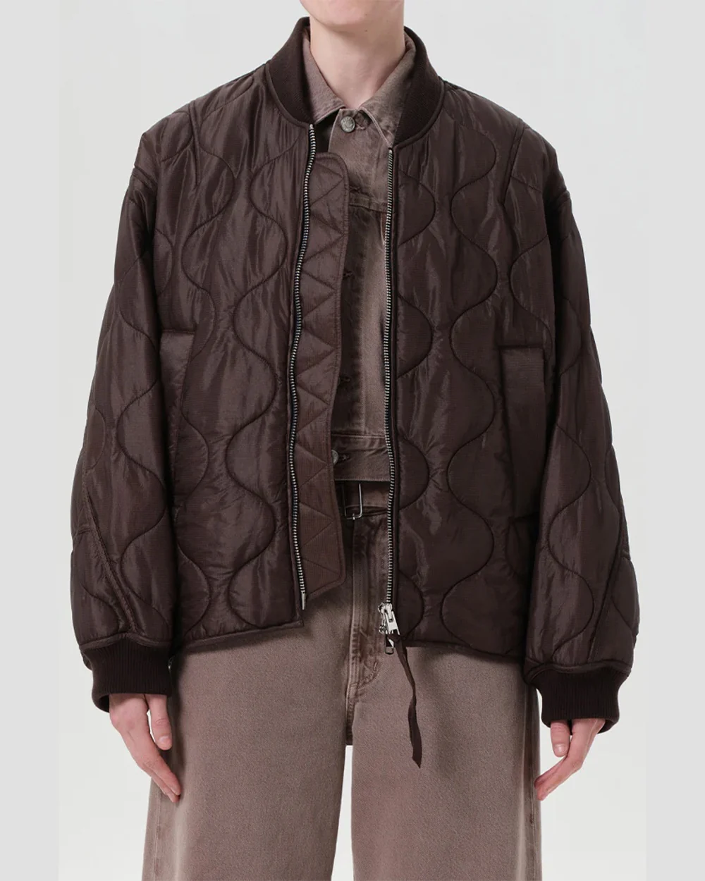 ISLA QUILTED JACKET / BOURBON