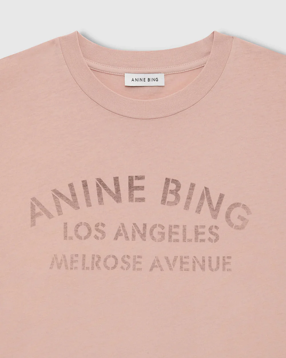 IVAN LONG SLEEVE MELROSE STENCIL / WASHED BLUSHED - Image 3