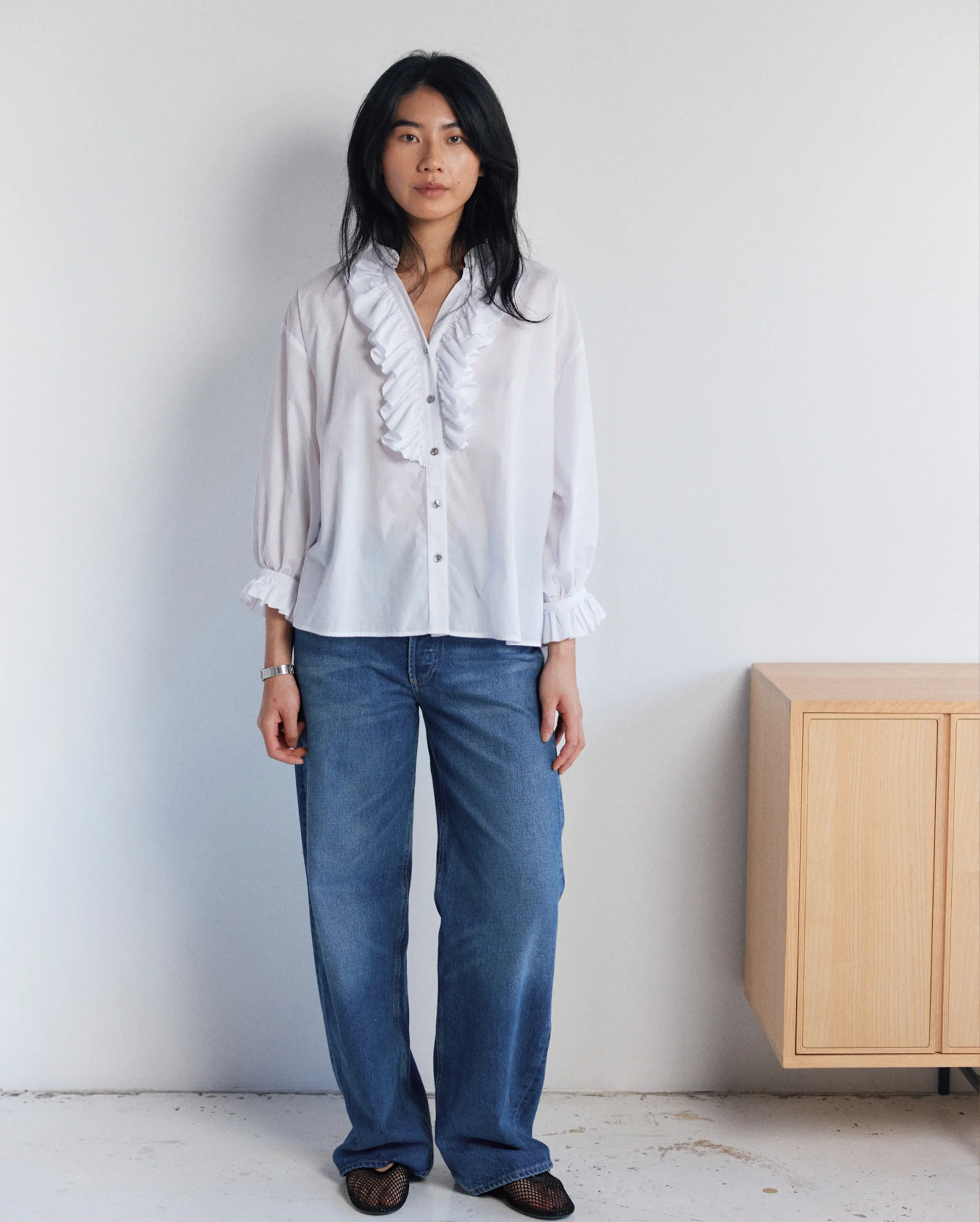 JANE BLOUSE / WHITE - Image 3