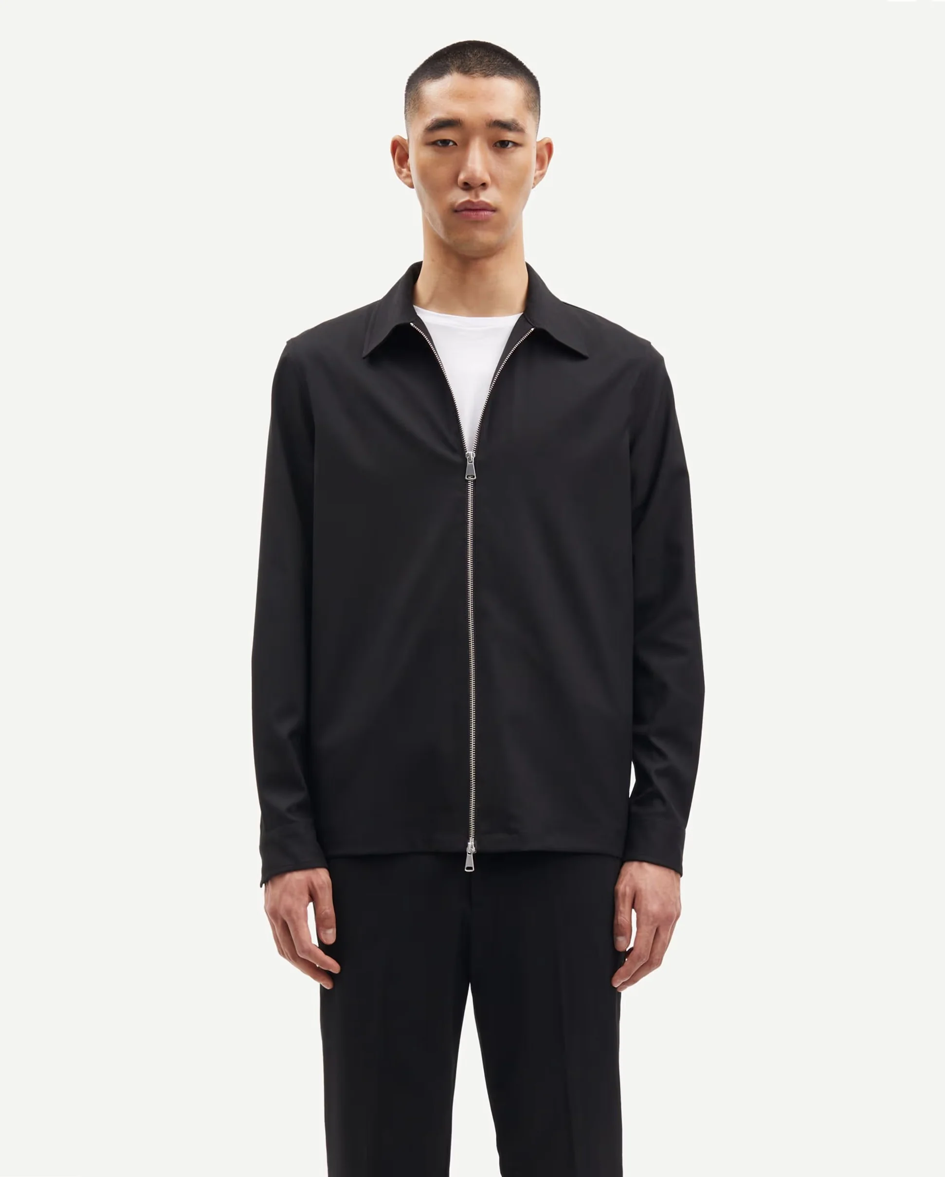 KATO X ZIP SHIRT 14930 / BLACK