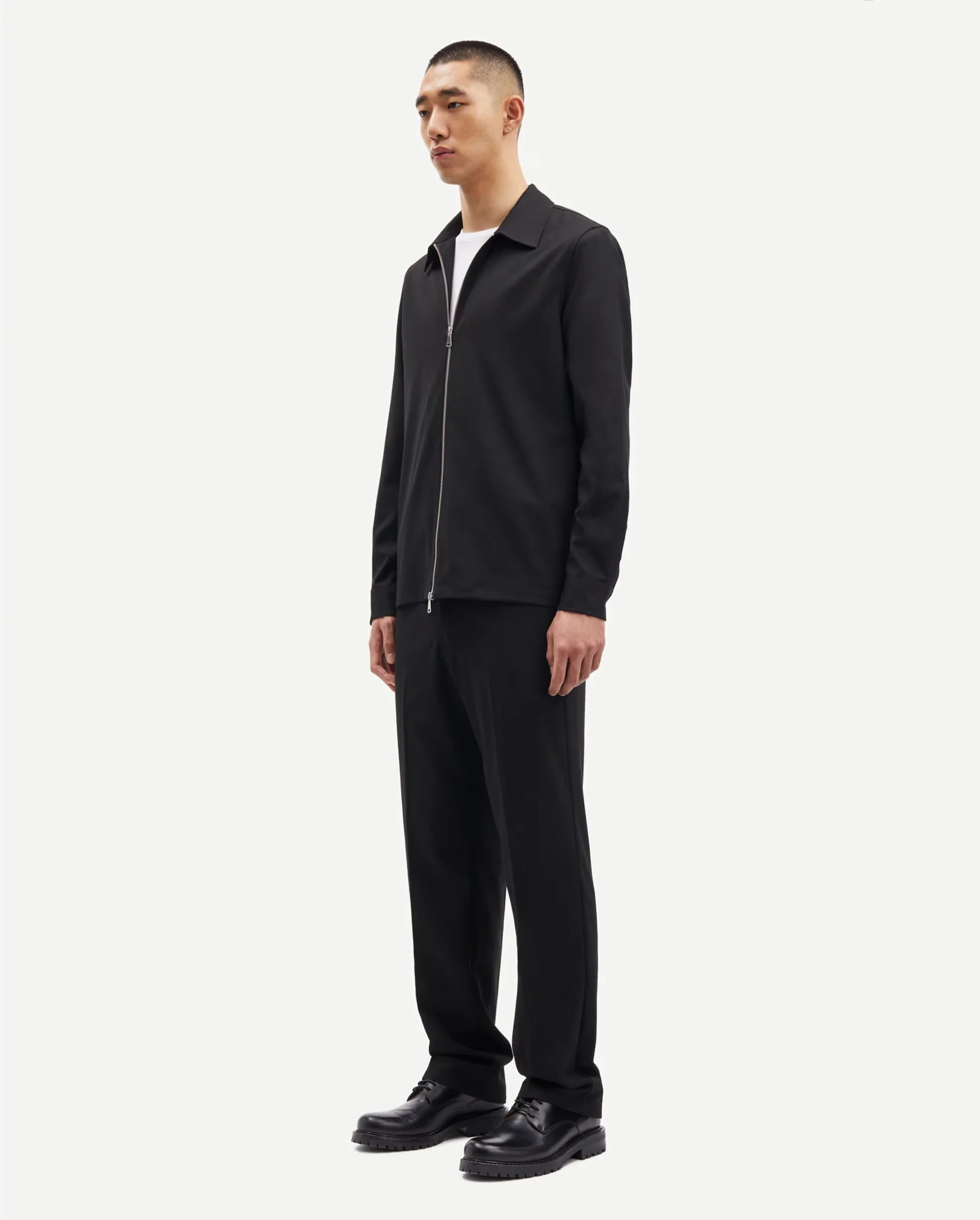 KATO X ZIP SHIRT 14930 / BLACK - Image 4