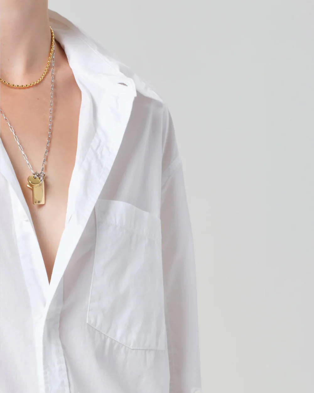 KAYLA SHIRT / OPTIC WHITE - Image 5