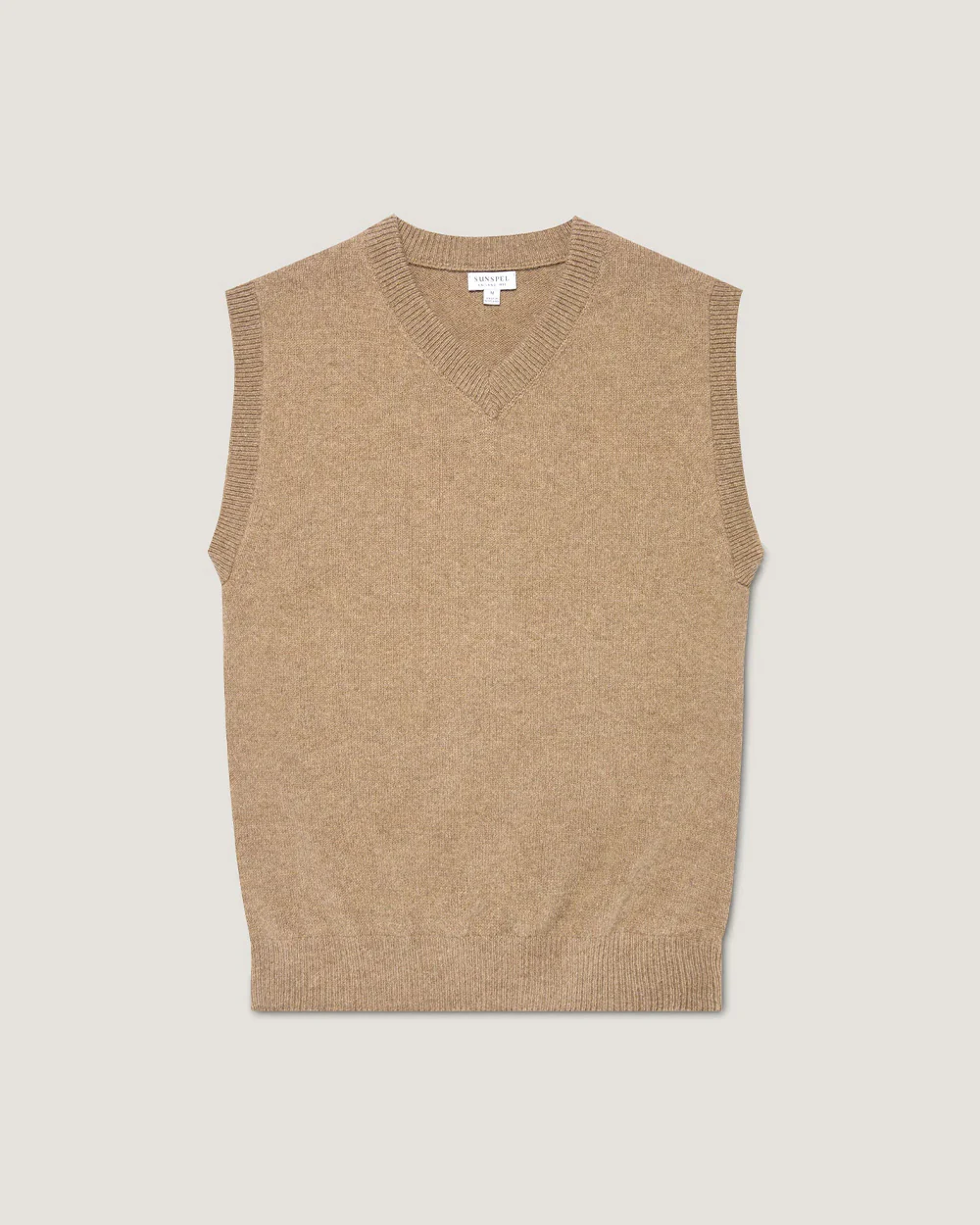 LAMBSWOOL VEST / SANDSTONE24 - Image 2