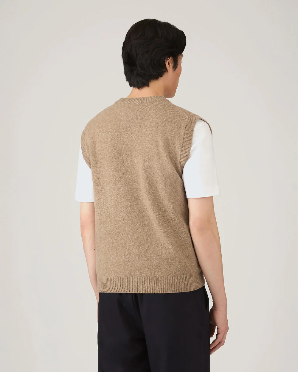 LAMBSWOOL VEST / SANDSTONE24 - Image 5