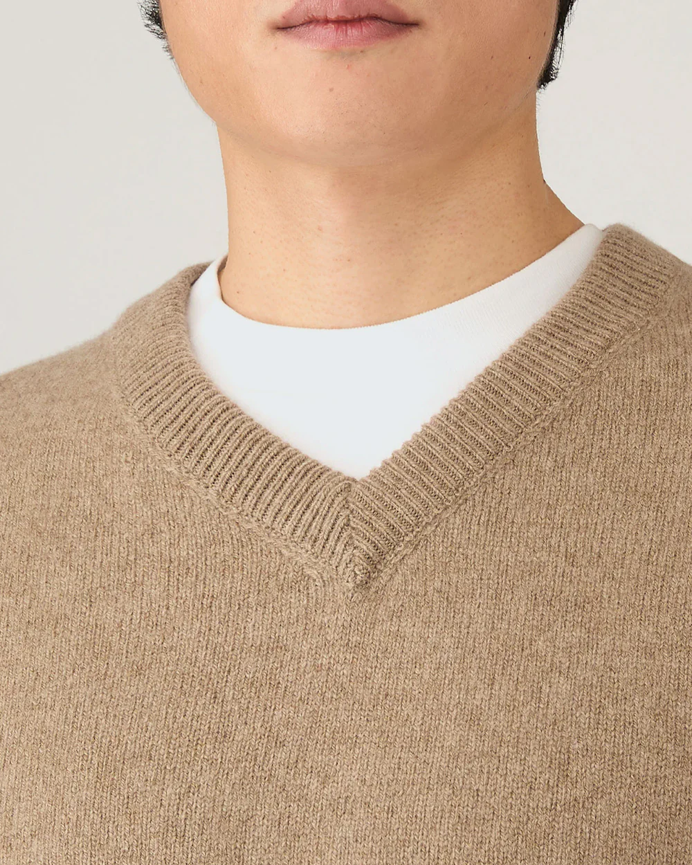 LAMBSWOOL VEST / SANDSTONE24 - Image 6