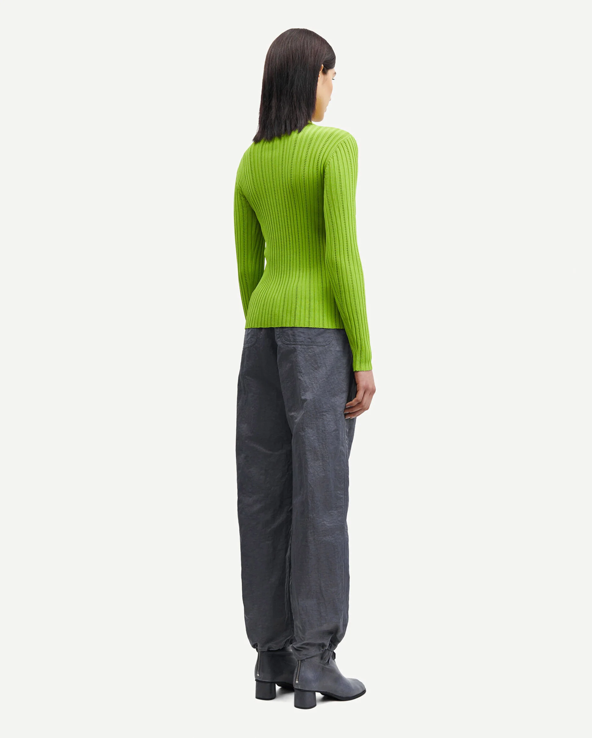 LEA CARDIGAN 15025 / MACAW GREEN - Image 4