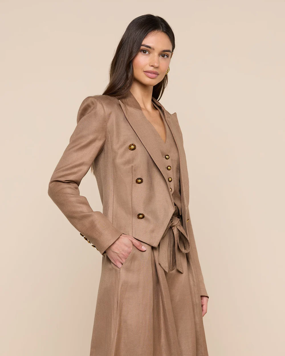 LILA BOXY BLAZER / BARLEY - Image 2