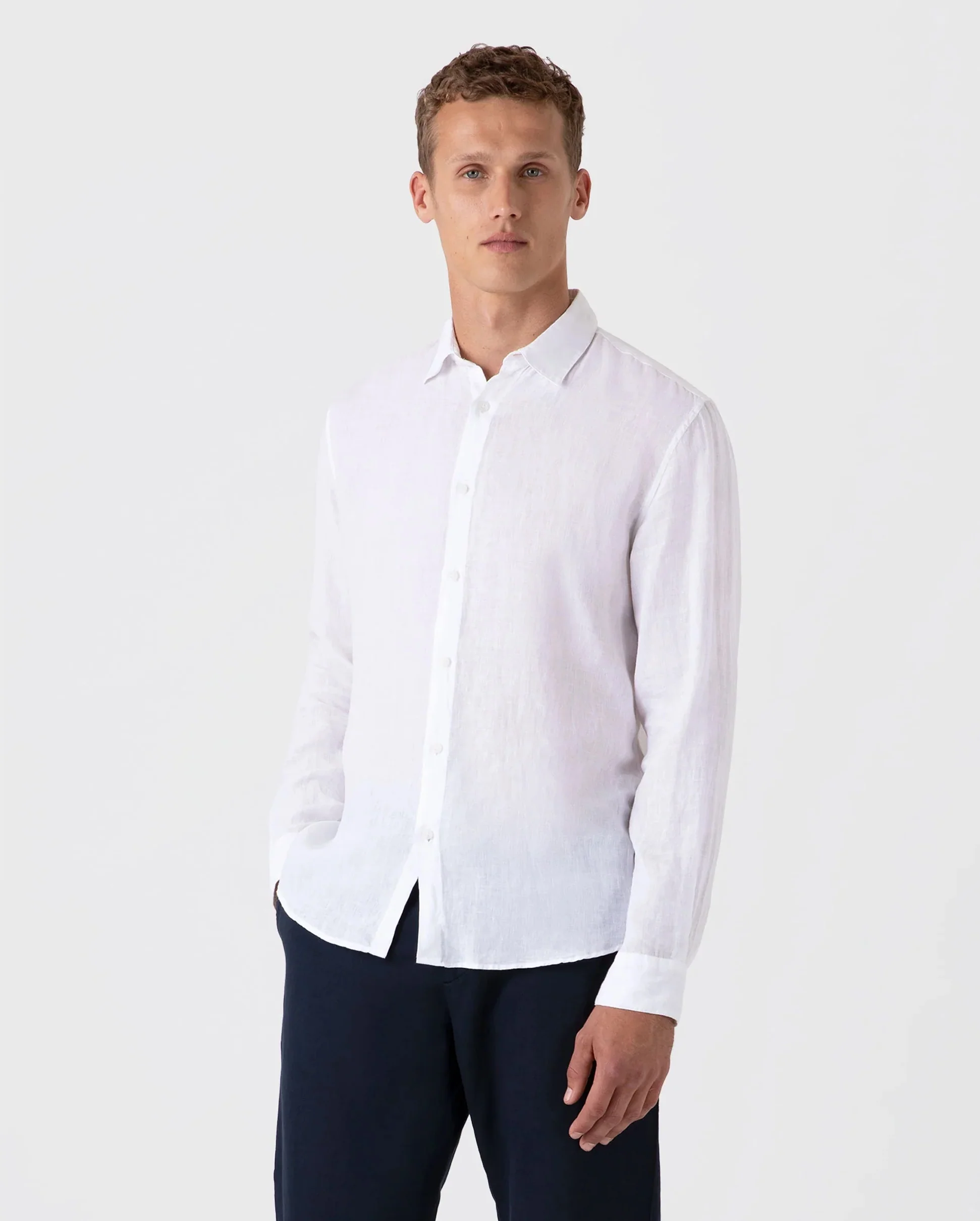 LINEN SHIRT / WHITE