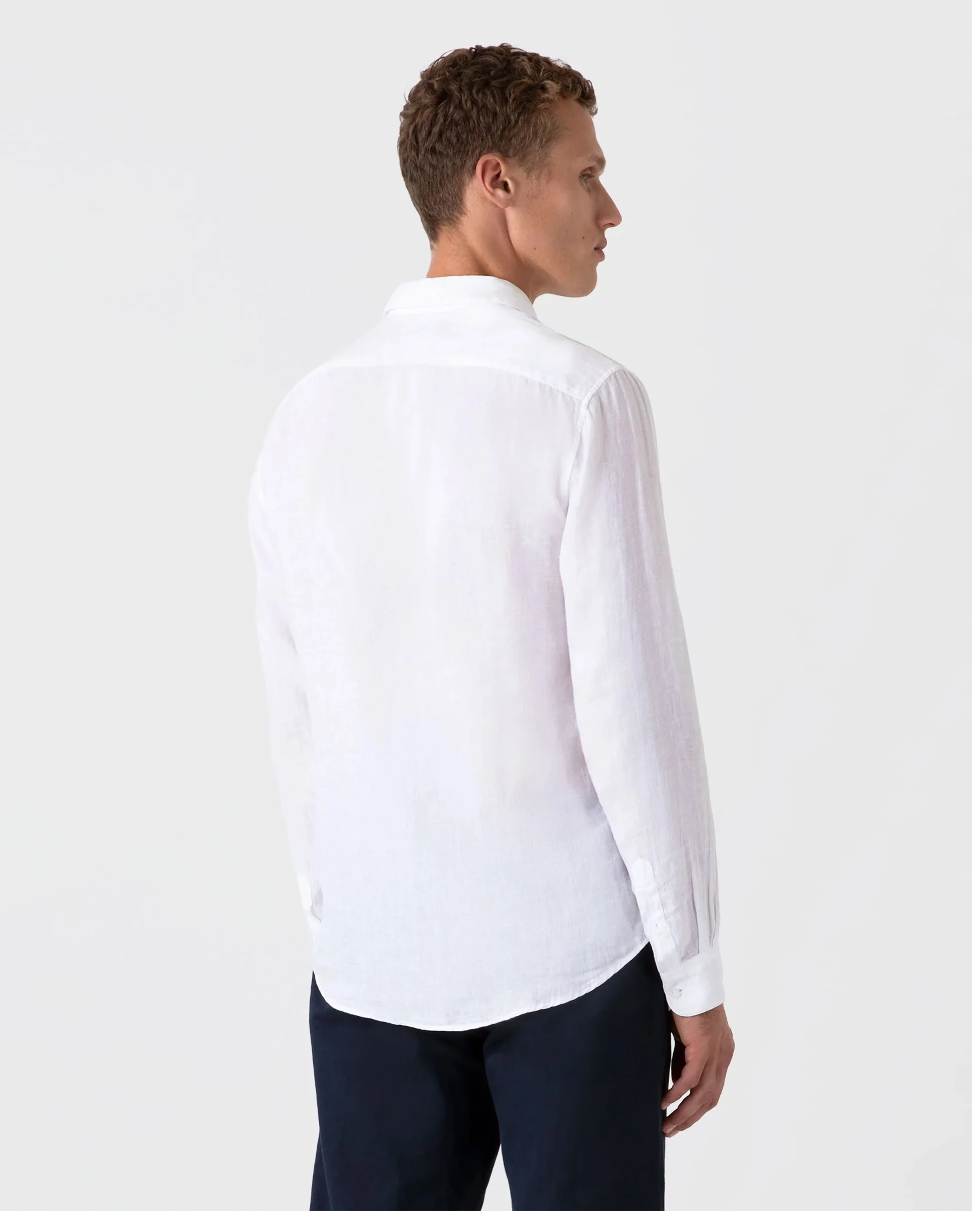 LINEN SHIRT / WHITE - Image 2