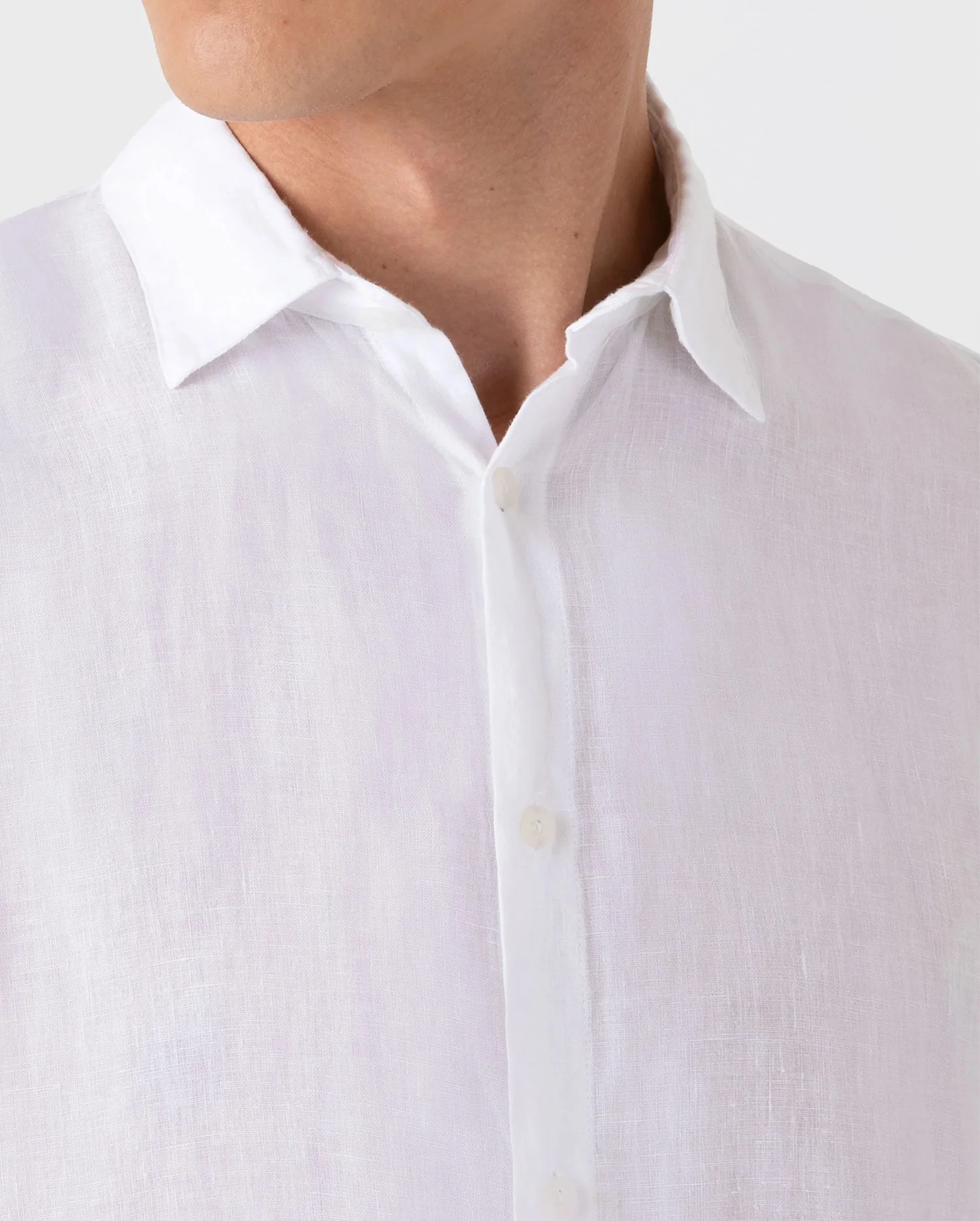 LINEN SHIRT / WHITE - Image 3