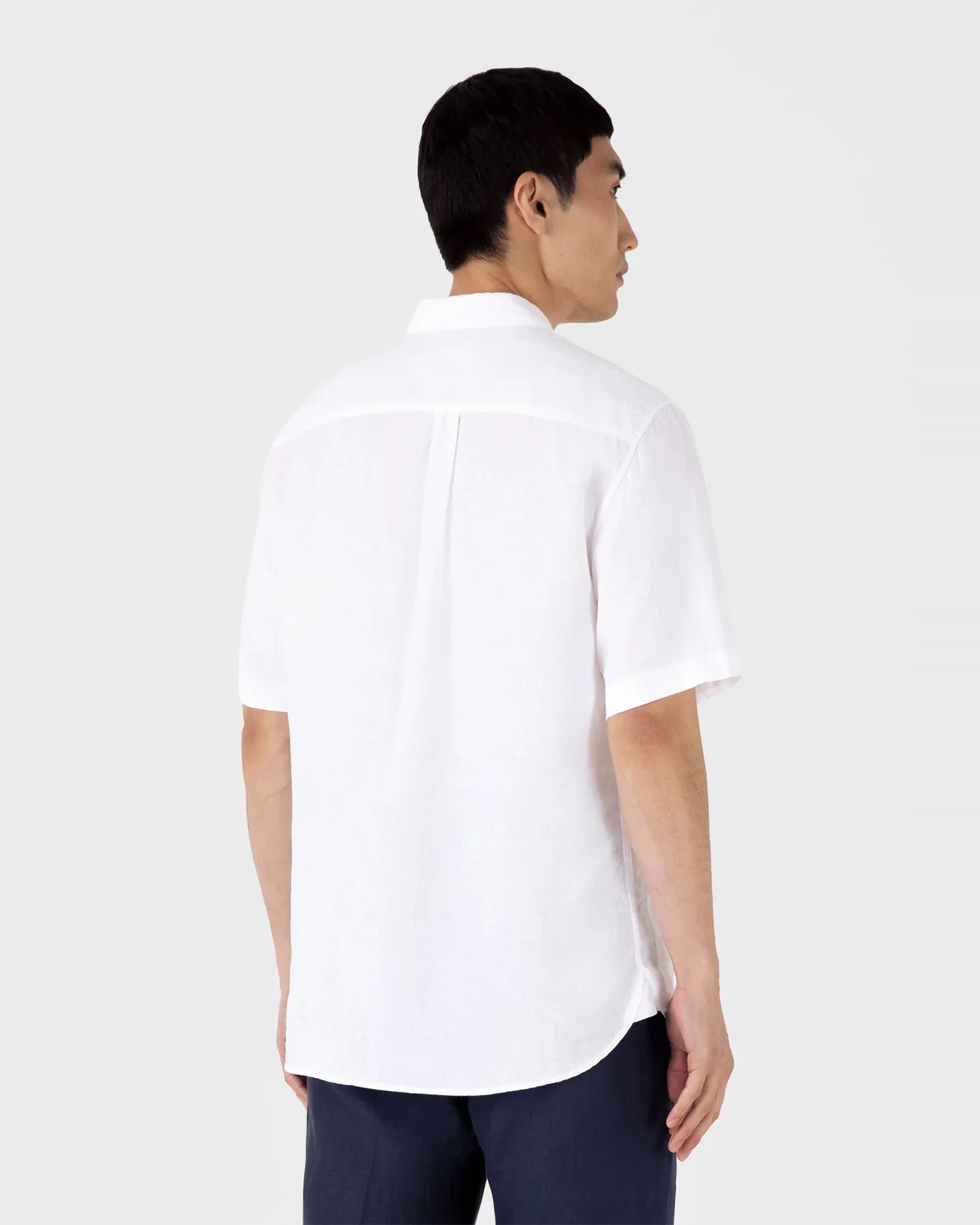 LINEN SS SHIRT / WHITE - Image 4