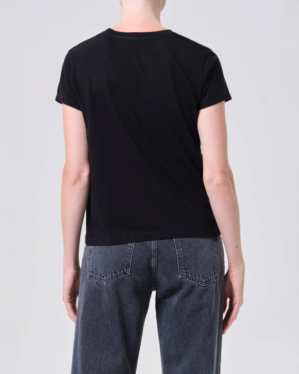 LONG LINE ADINE TEE / BLACK - Image 2
