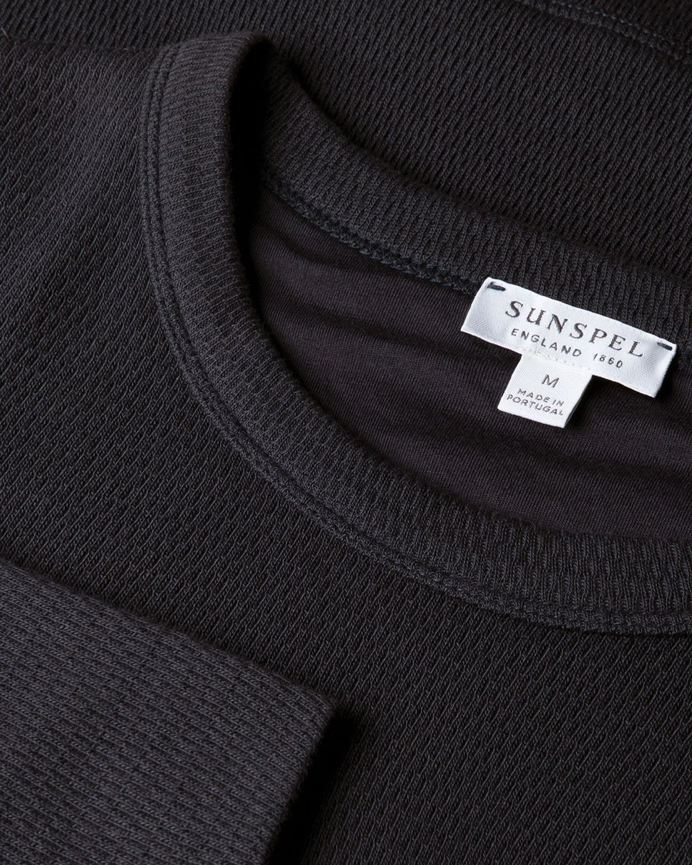 LONG SLEEVE CELLULOCK CREW NECK / NAVY - Image 5