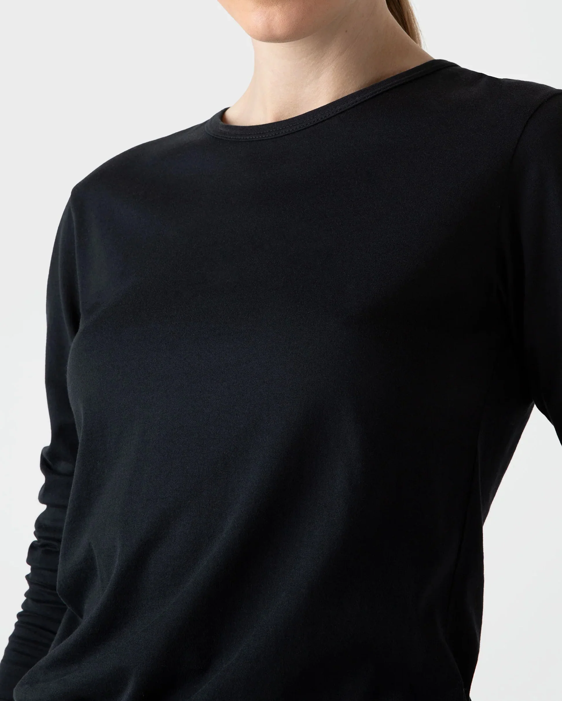 LONG SLEEVE CLASSIC T-SHIRT / BLACK - Image 4