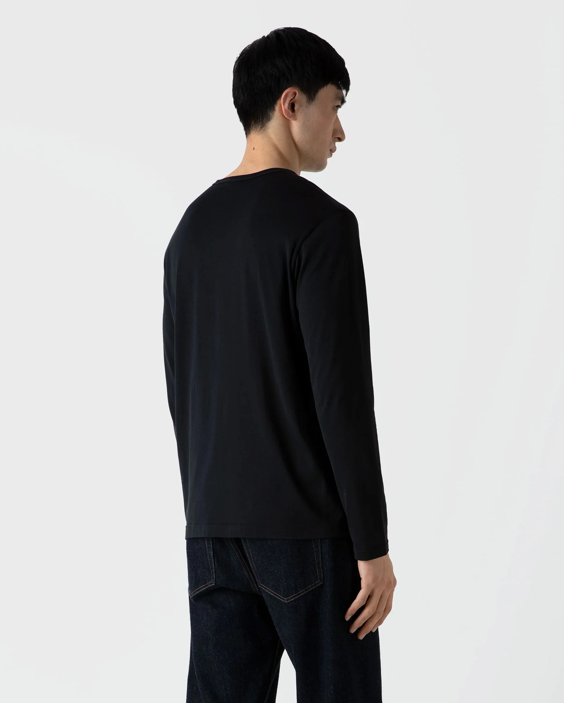 LONG SLEEVE T-SHIRT / BLACK - Image 3