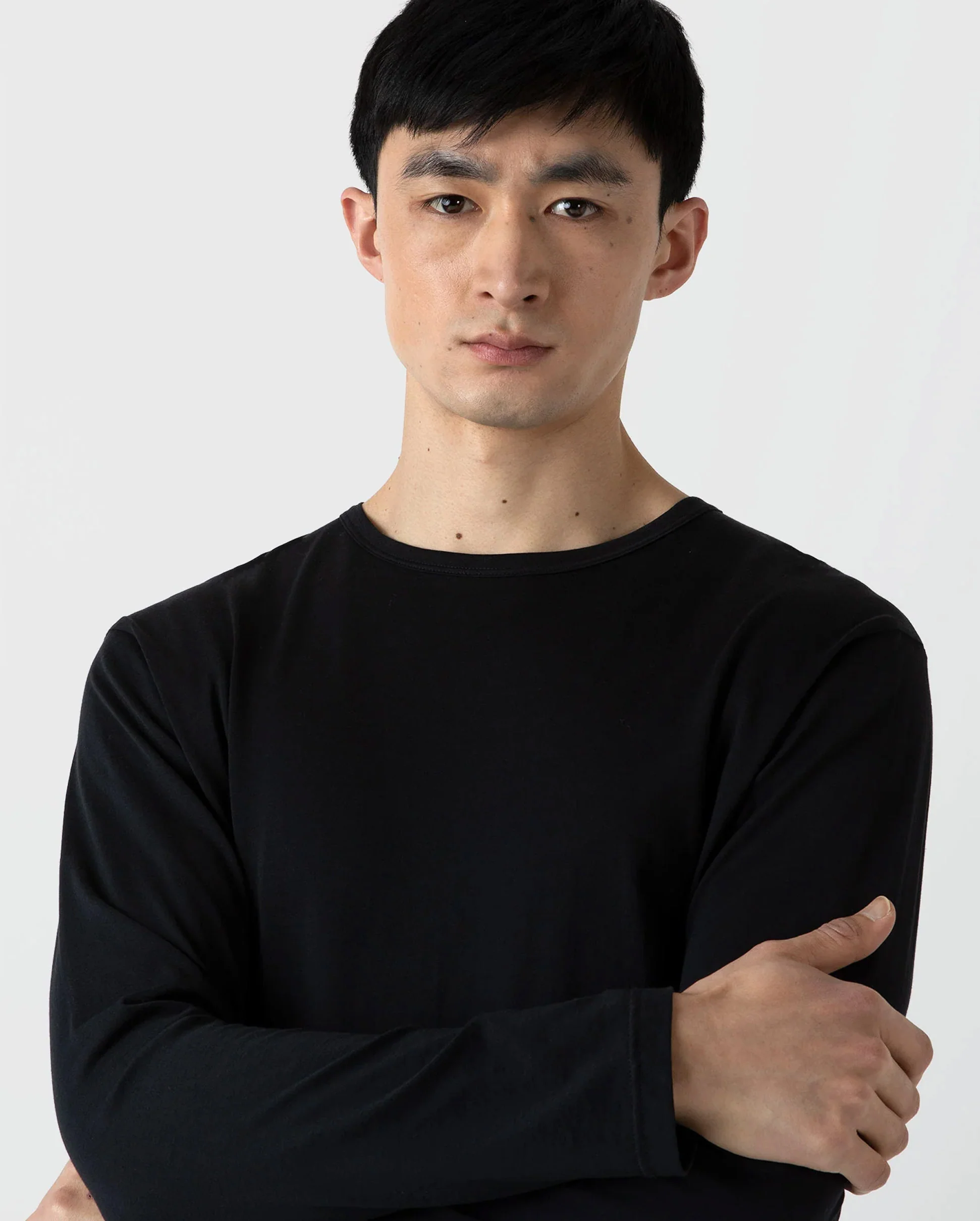 LONG SLEEVE T-SHIRT / BLACK - Image 4