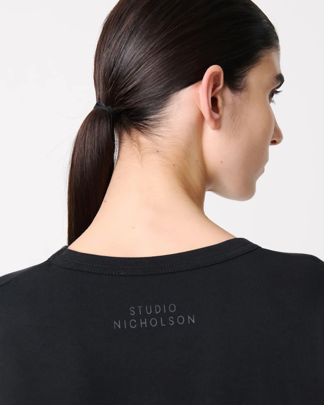 LOOP LONG SLEEVE T-SHIRT / BLACK - Image 3