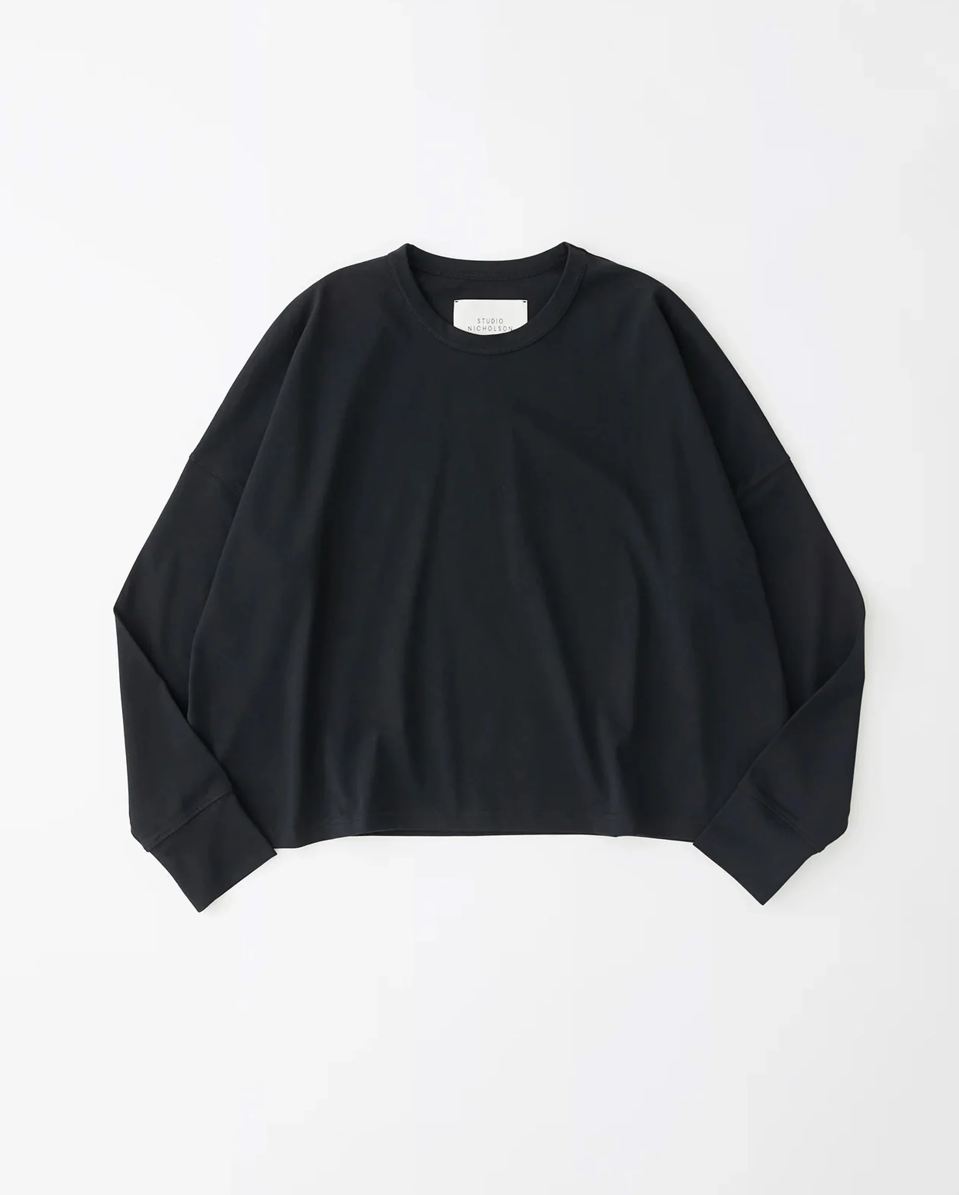LOOP LONG SLEEVE T-SHIRT / BLACK - Image 4
