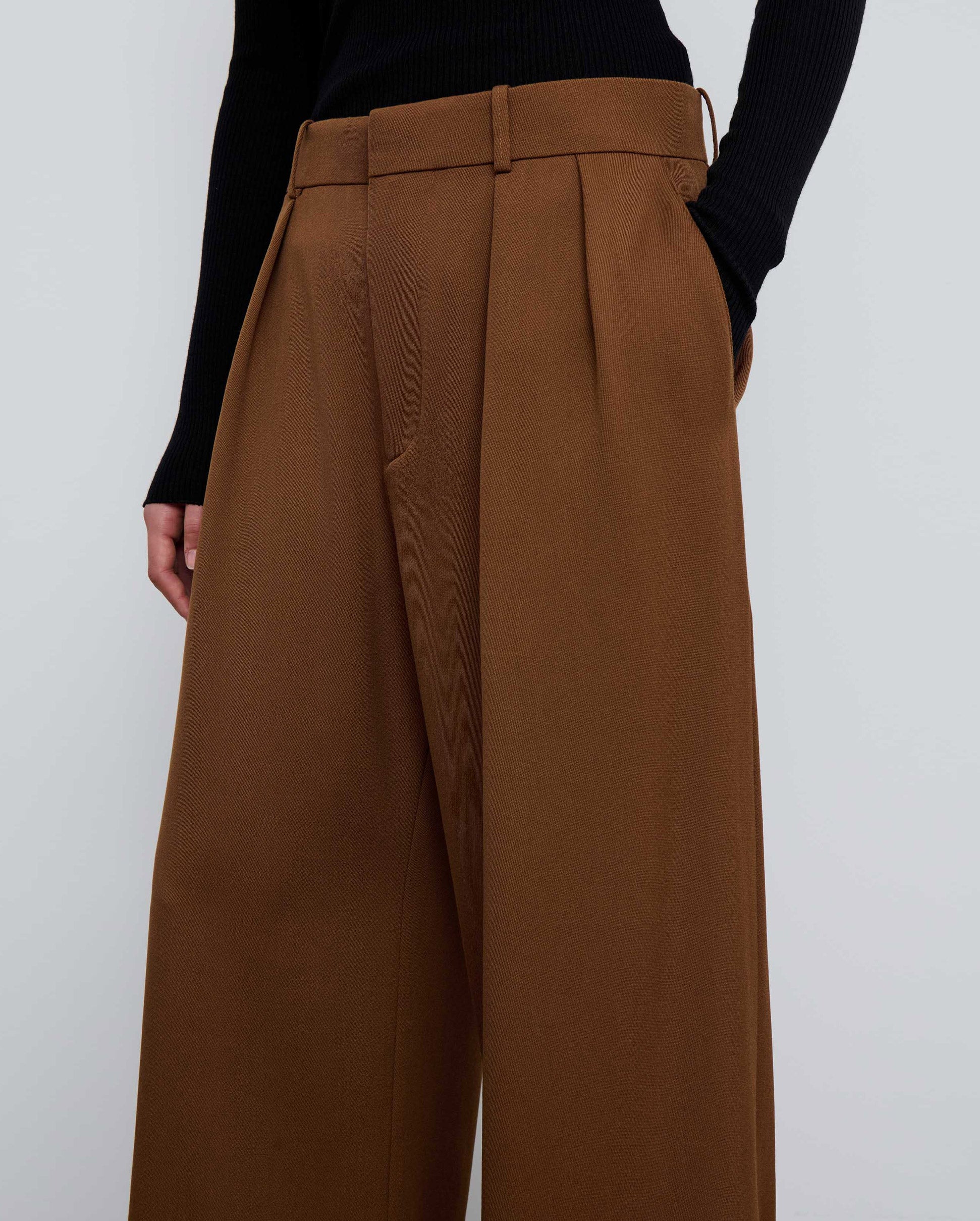 LOW RISE TROUSER / BROWN - Image 6