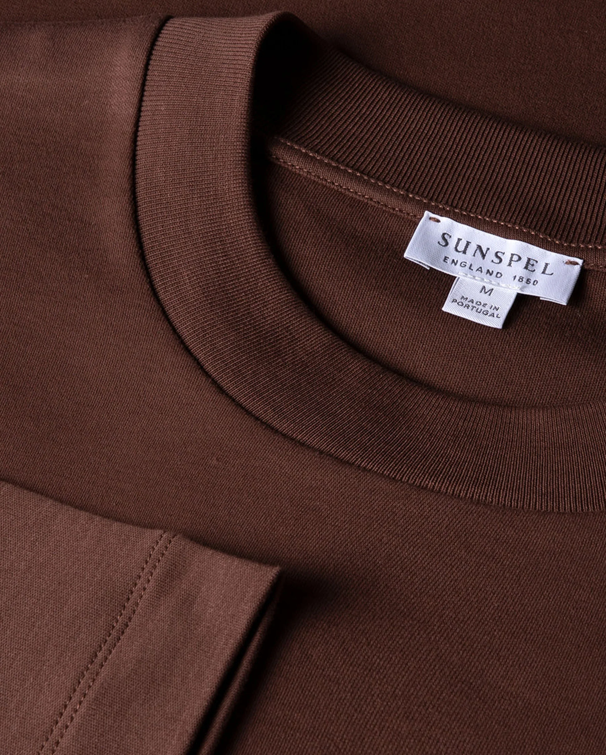 L/S HEAVY WEIGHT T-SHIRT / COCOA BROWN - Image 5