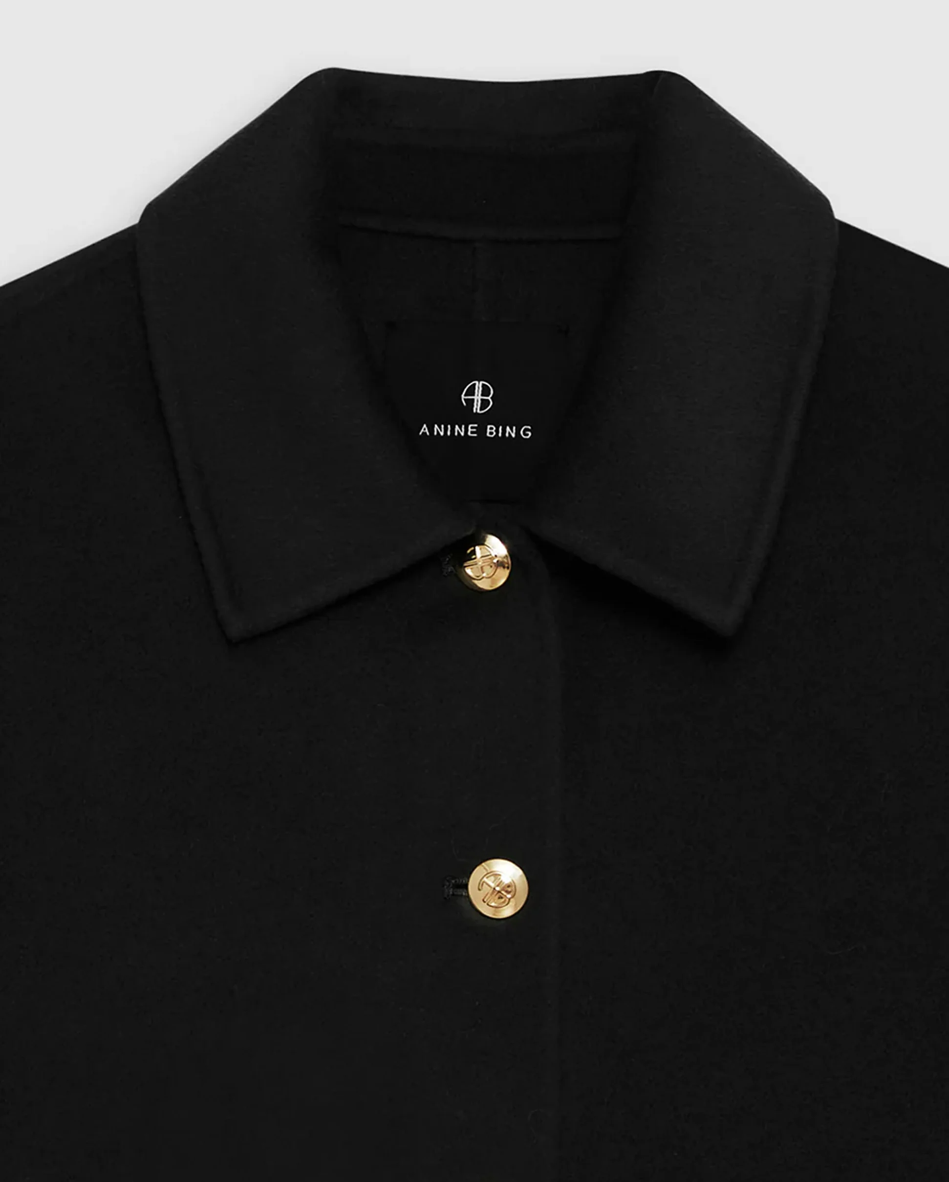 LUCA JACKET / BLACK CASHMERE BLEND - Image 4