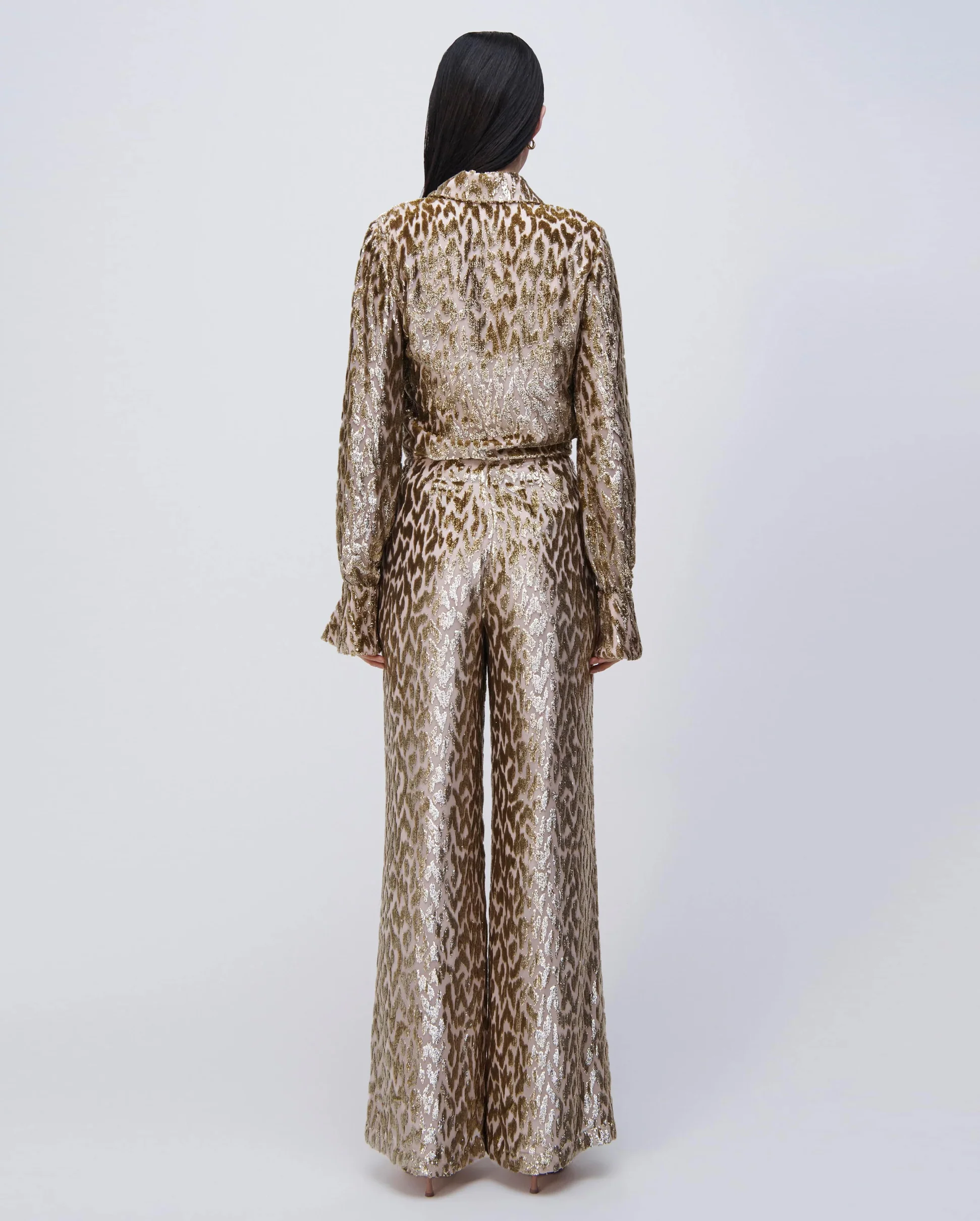 LUELLA L/S DEEP V TOP / GOLD - Image 5