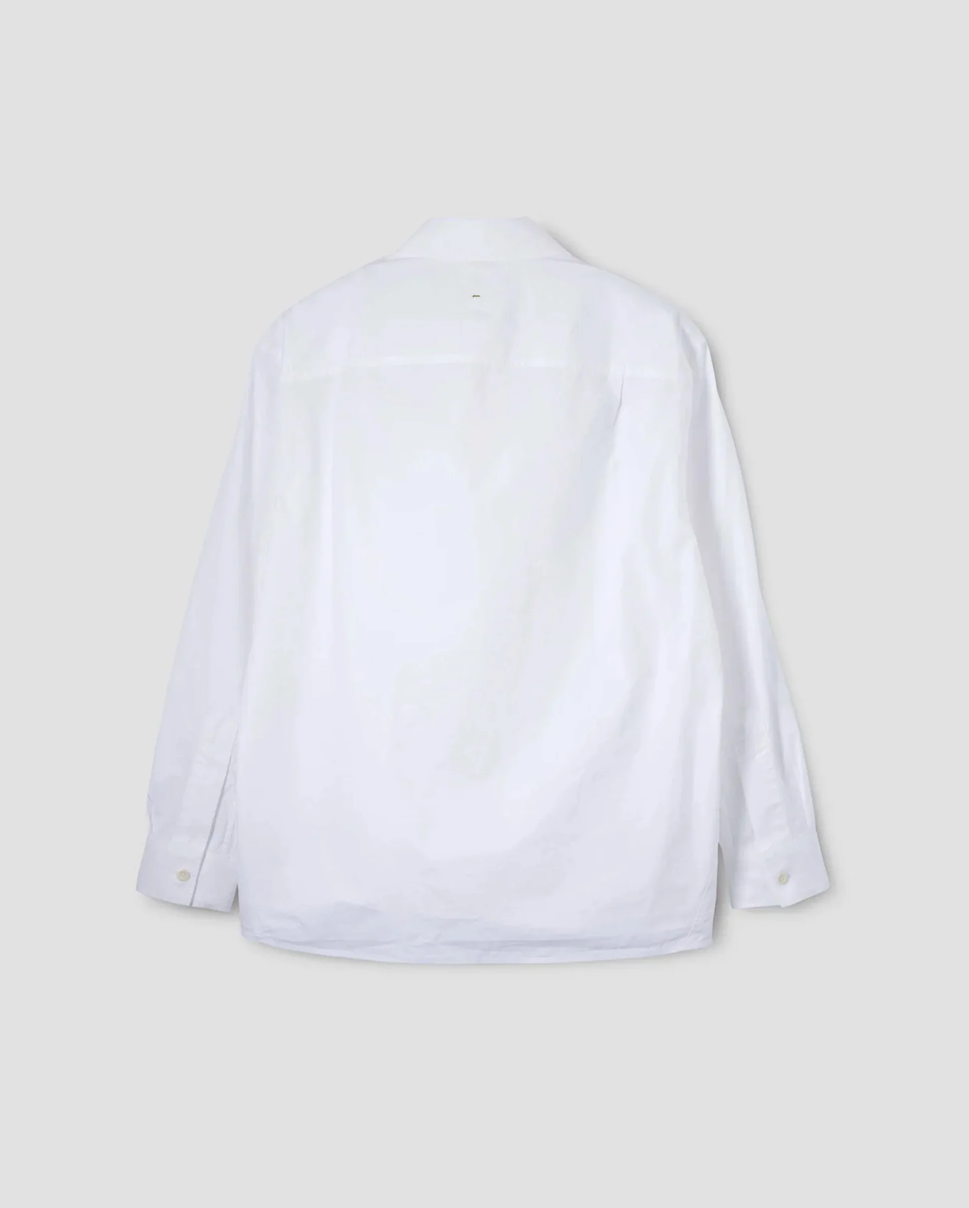 MHL BASIC SHIRT COMPACT COTTON POPLIN / WHITE - Image 5