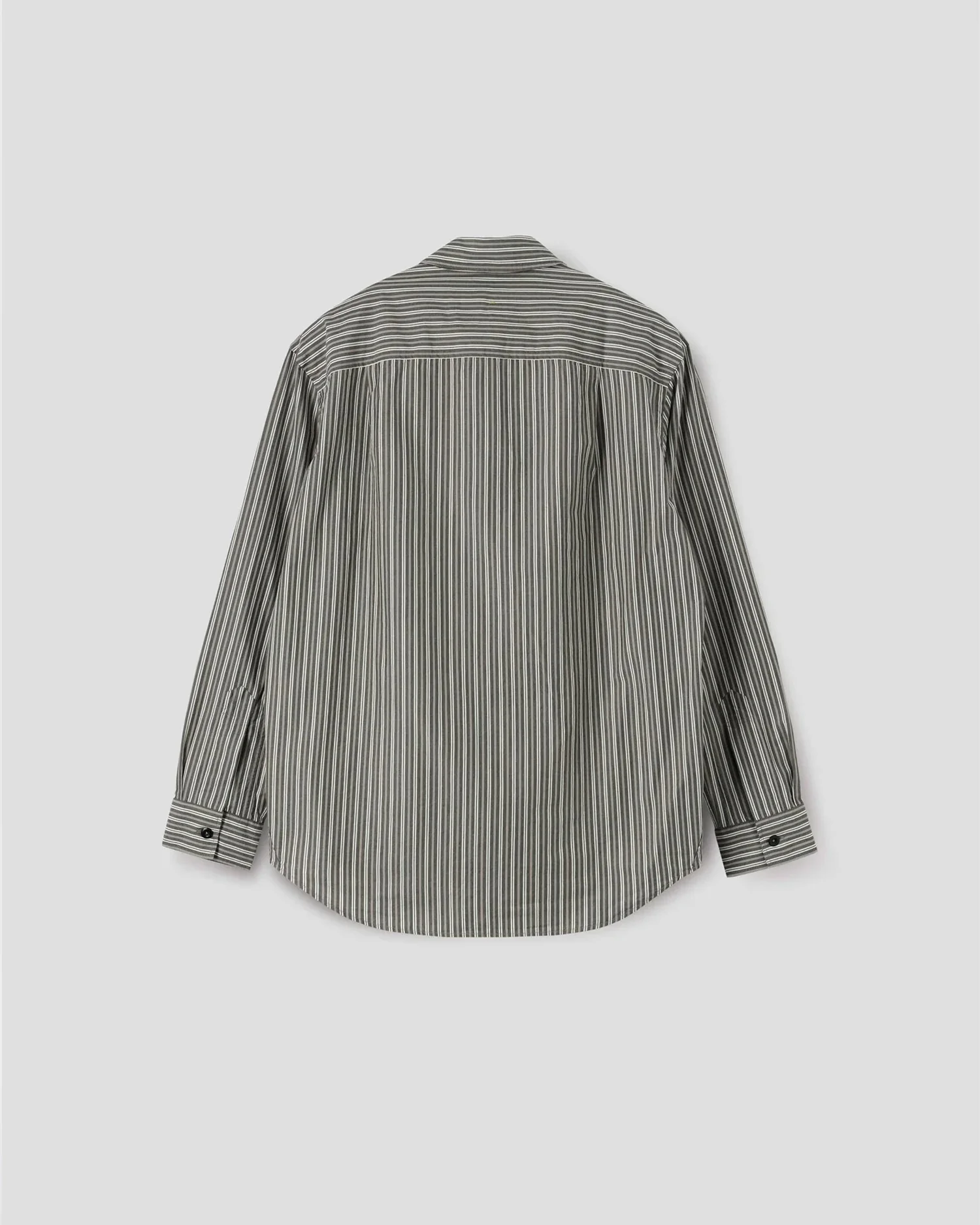 MHL BASIC SHIRT / FOREST STRIPE - Image 5