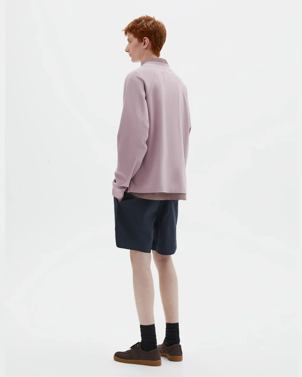 MHL MOCK NECK T-SWEATSHIRT / HEATHER - Image 3