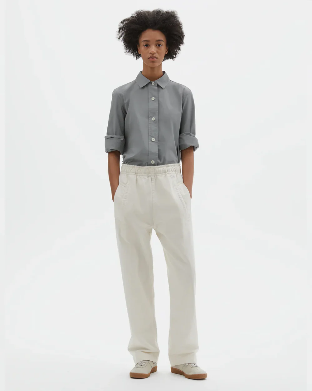 MHL SIMPLE SHIRT / FOG - Image 2