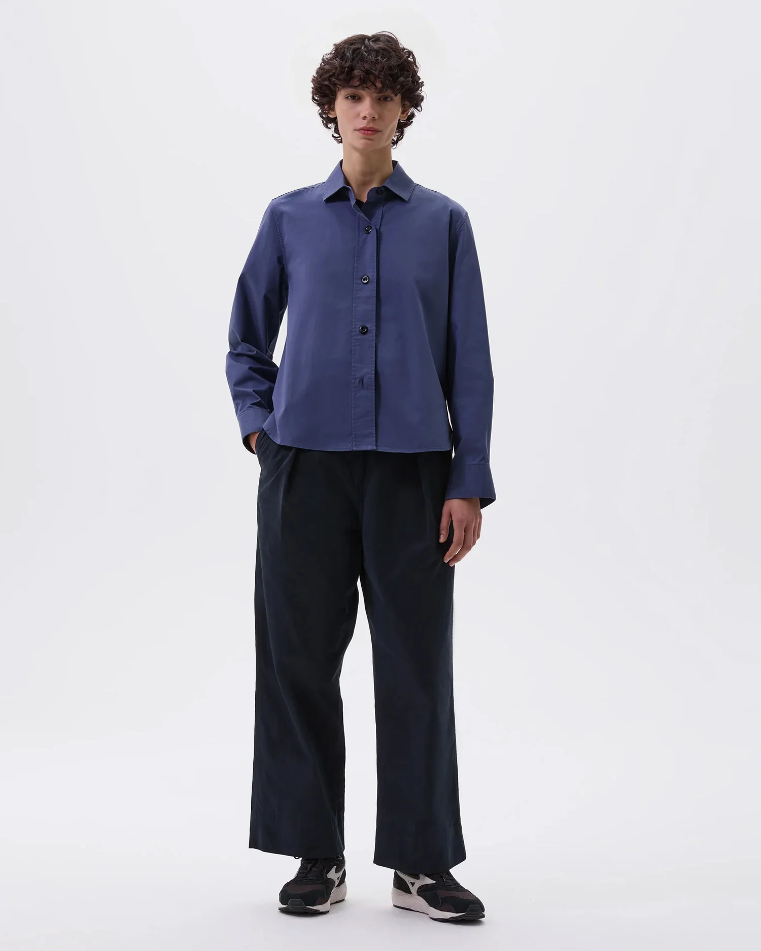 MHL SIMPLE SHIRT / INDIGO - Image 3
